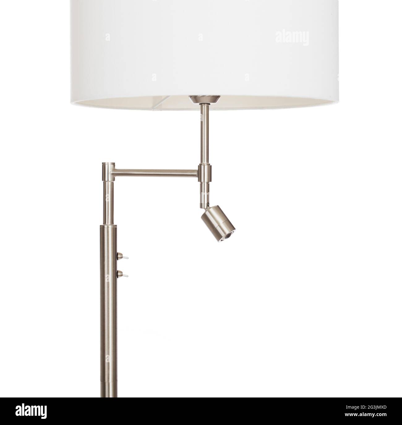 White floor lamp, isolated Stock Photo - Alamy