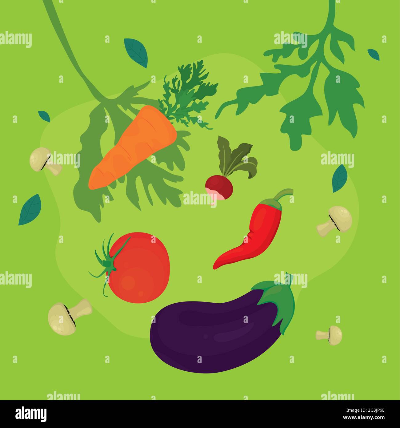 fresh vegetables poster healthy food Stock Vector Image & Art - Alamy