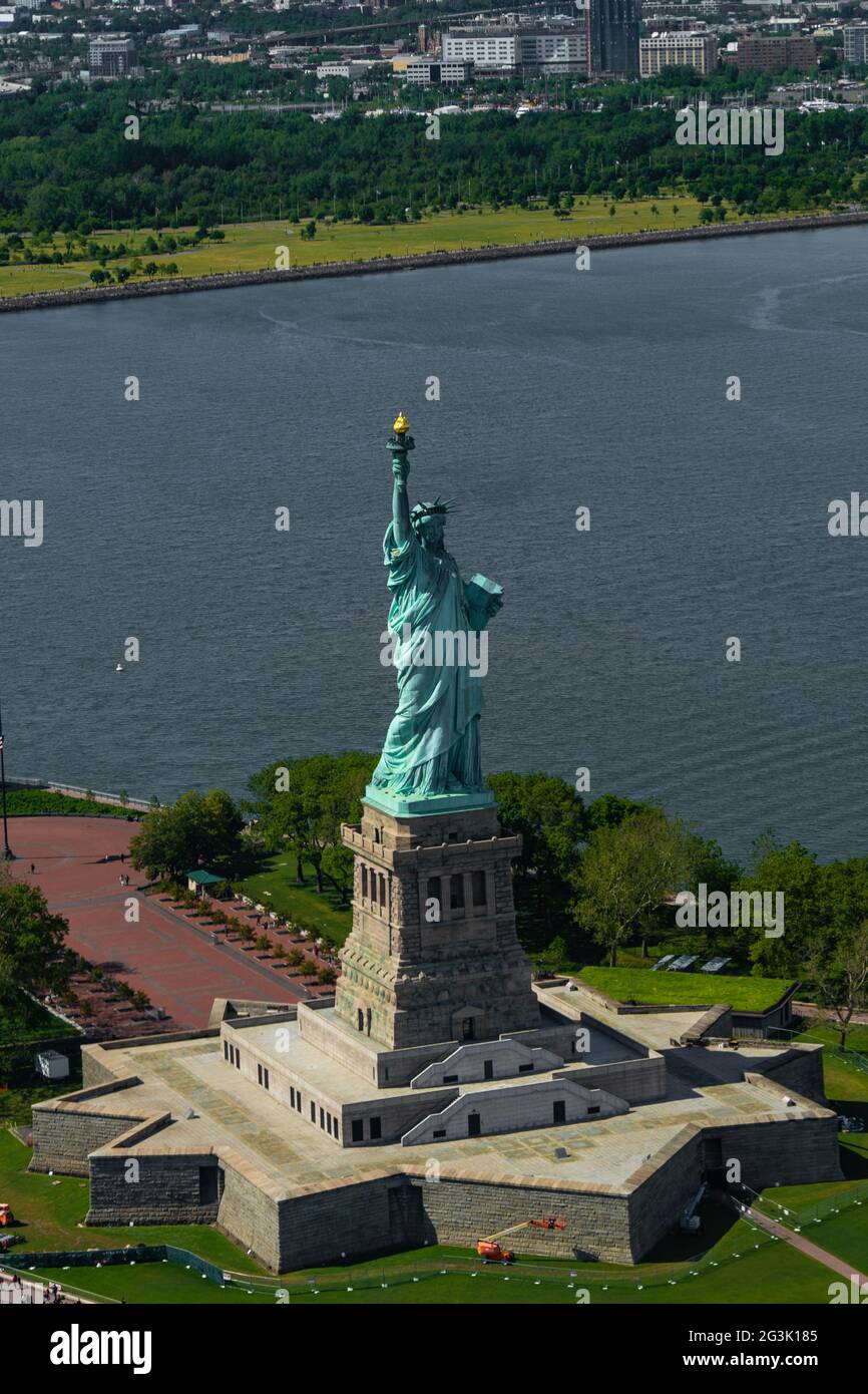 New York City Helicopter Photoshoot Stock Photo