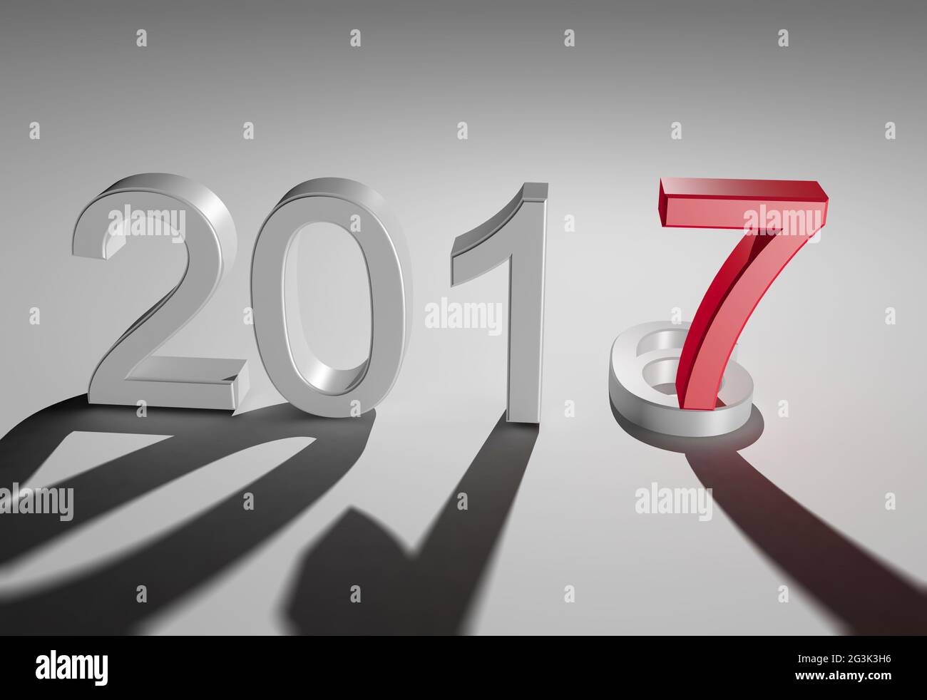 New year 2017 Stock Photo