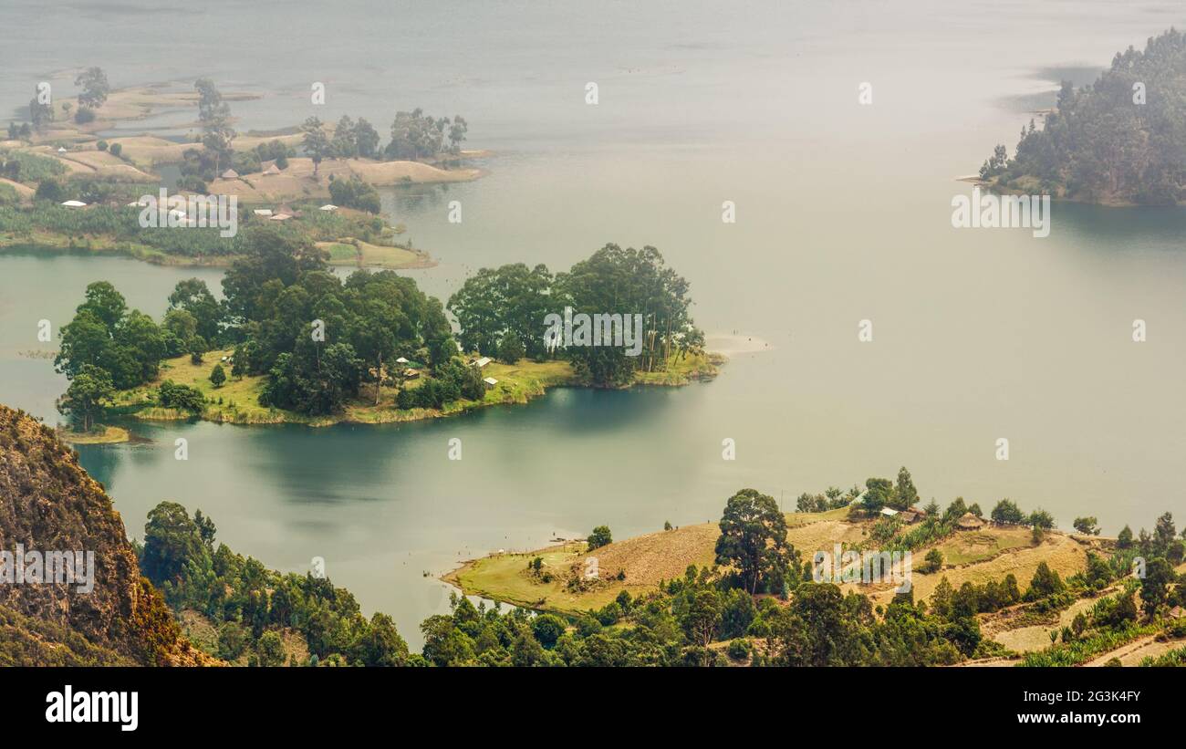 Wonchi crater lake Stock Photo - Alamy