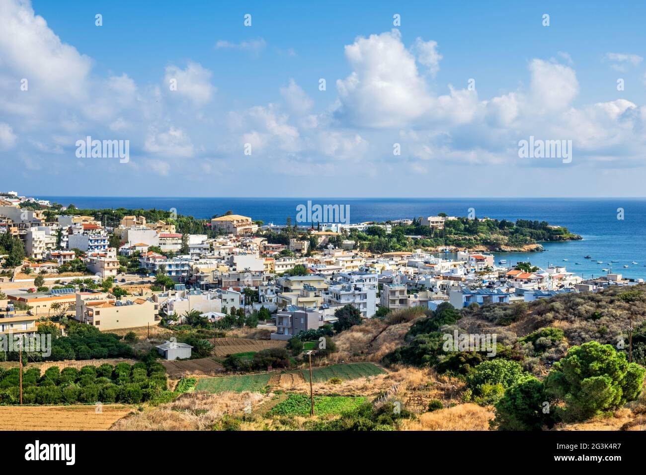 Hafen von Kissamos im Westen der griechischen Insel Kreta Stock Photo