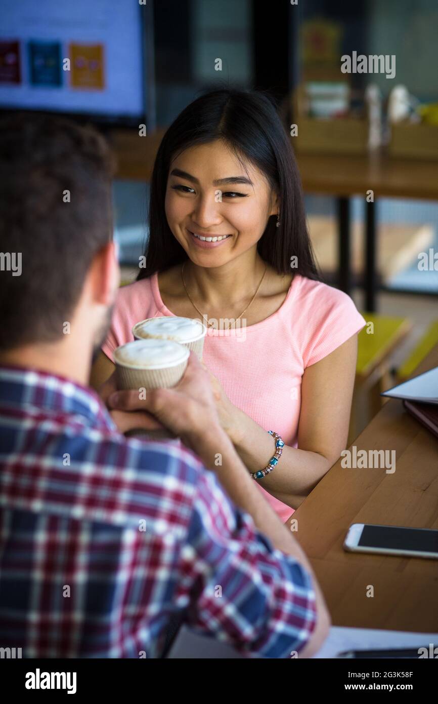 Romantic couple having date Stock Photo Alamy