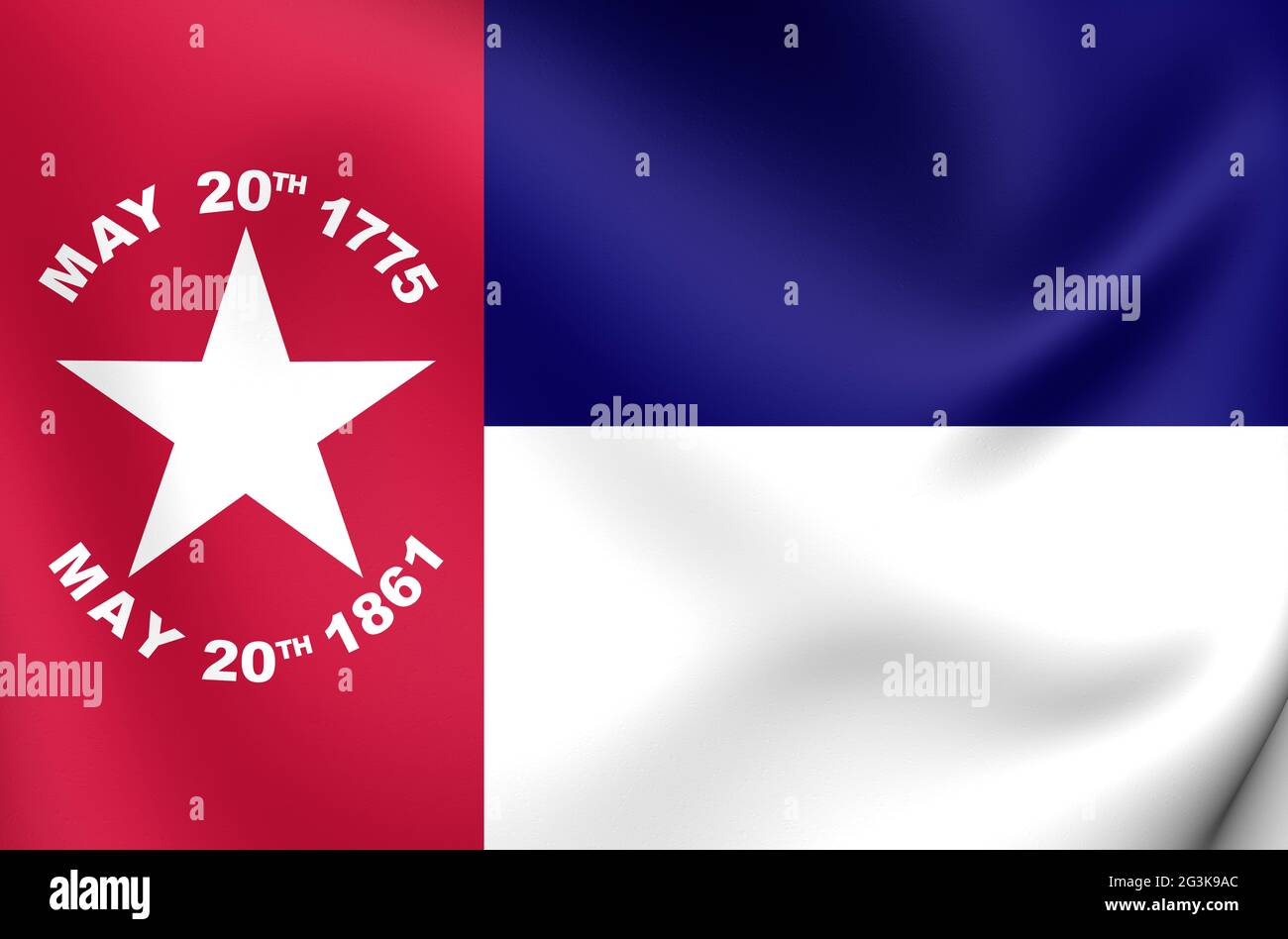Flag of the north carolina hi-res stock photography and images - Alamy