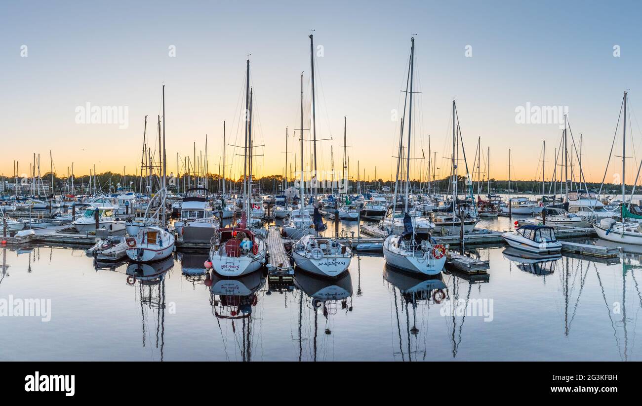 Oak Bay Marina, Victoria Stock Photo Alamy