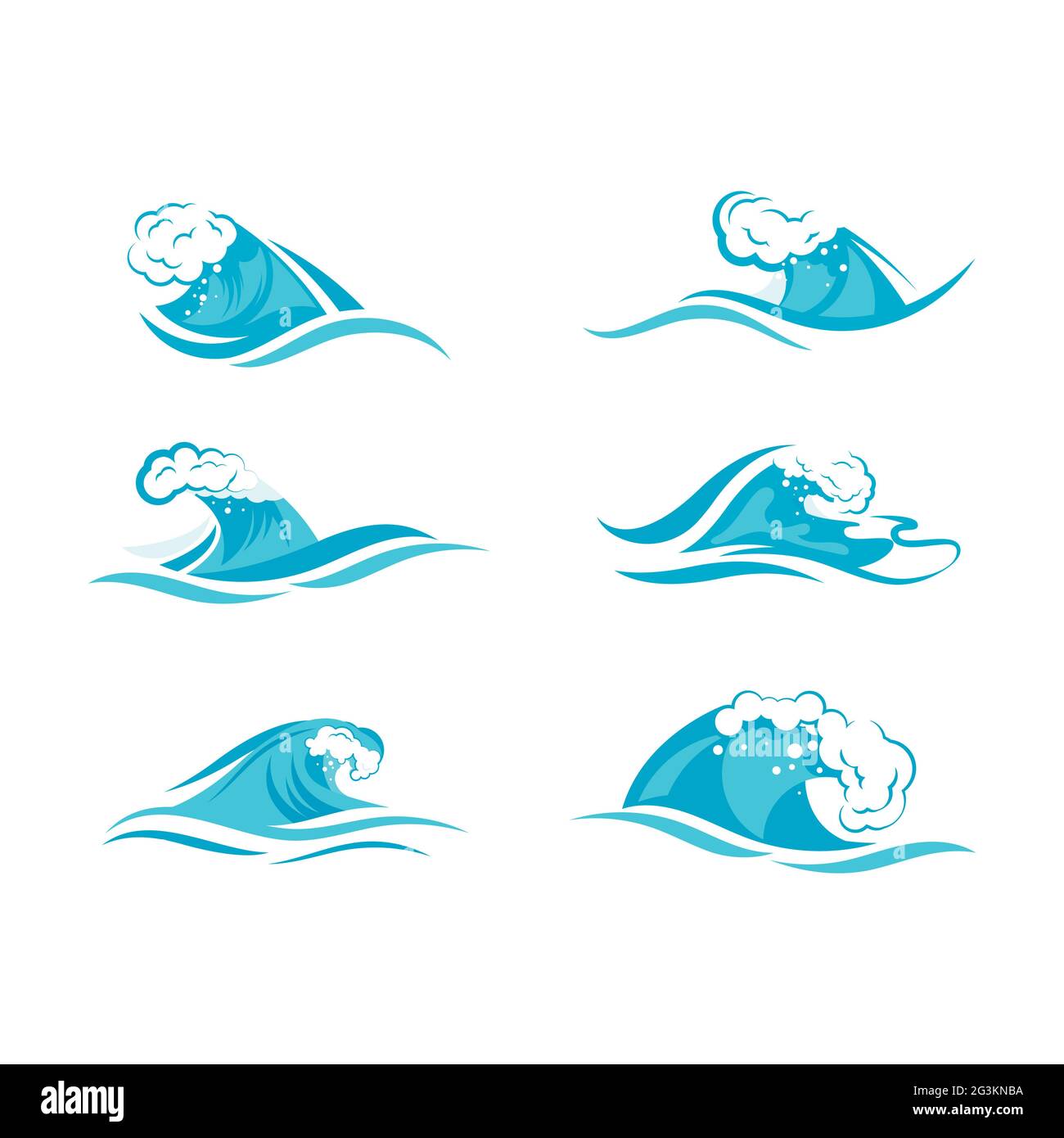 Water wave icon vector illustration design template Stock Vector Image ...