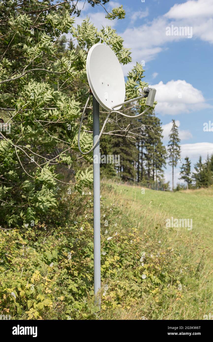 Satellite dish TV Stock Photo Alamy