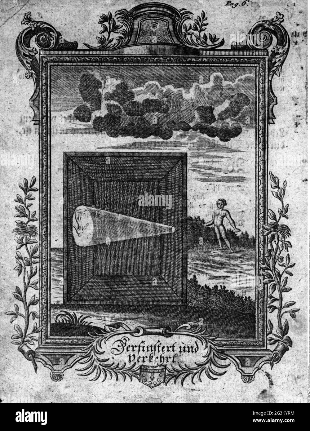 photography, beginning, camera obscura, minified and inverted, after