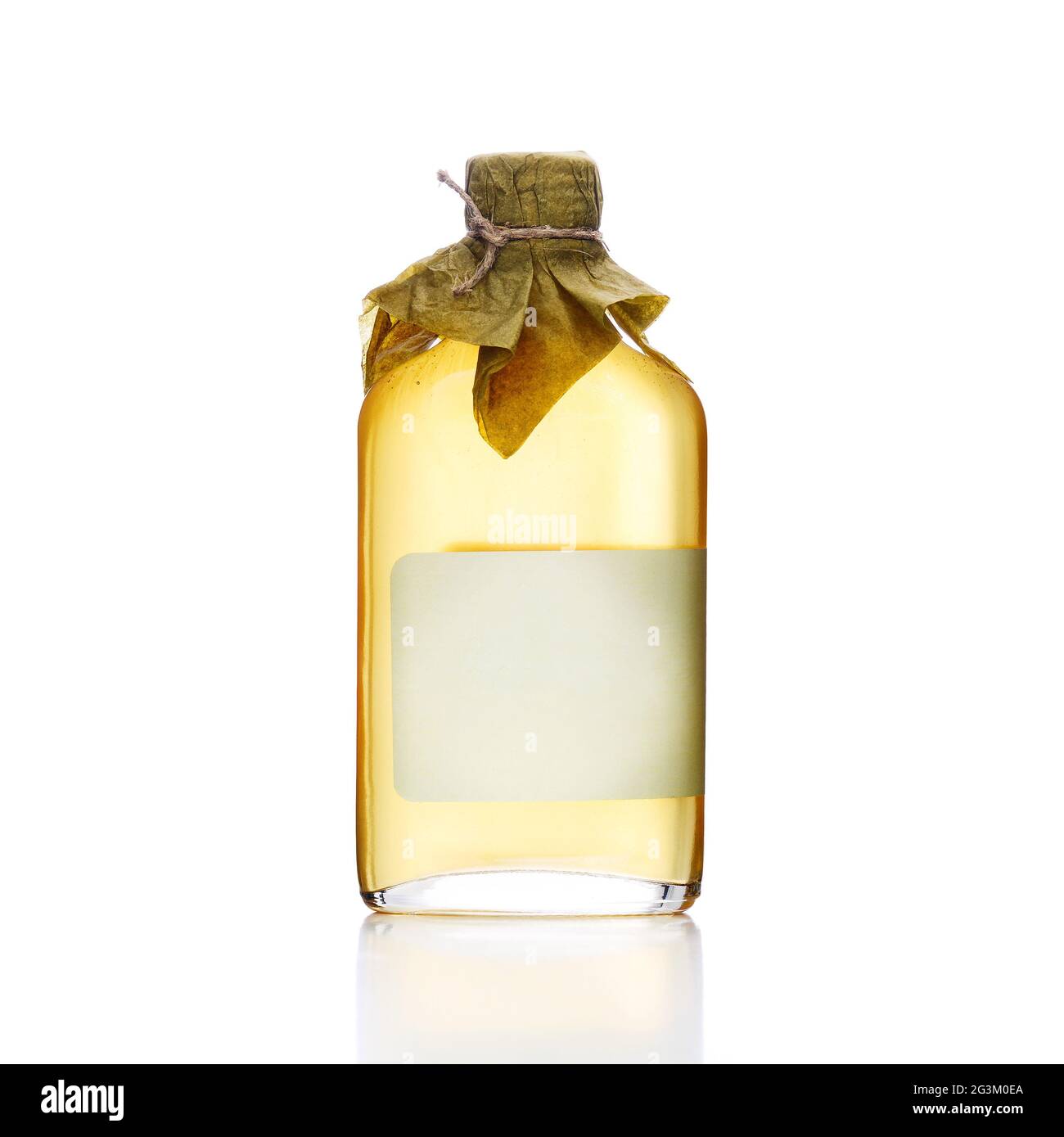 Bottle of Elderflower Syrup Stock Photo