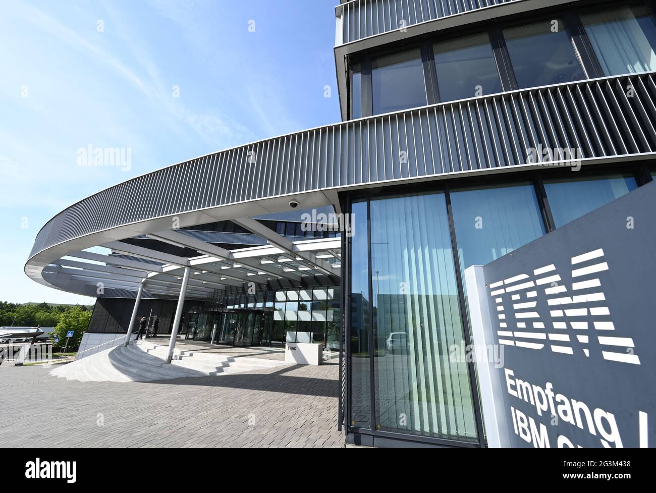 Ehningen, Germany. 15th June, 2021. The German headquarters of IBM (International Business Machines Corporation), a US IT and consulting company. Credit: Bernd Weißbrod/dpa/Alamy Live News Stock Photo