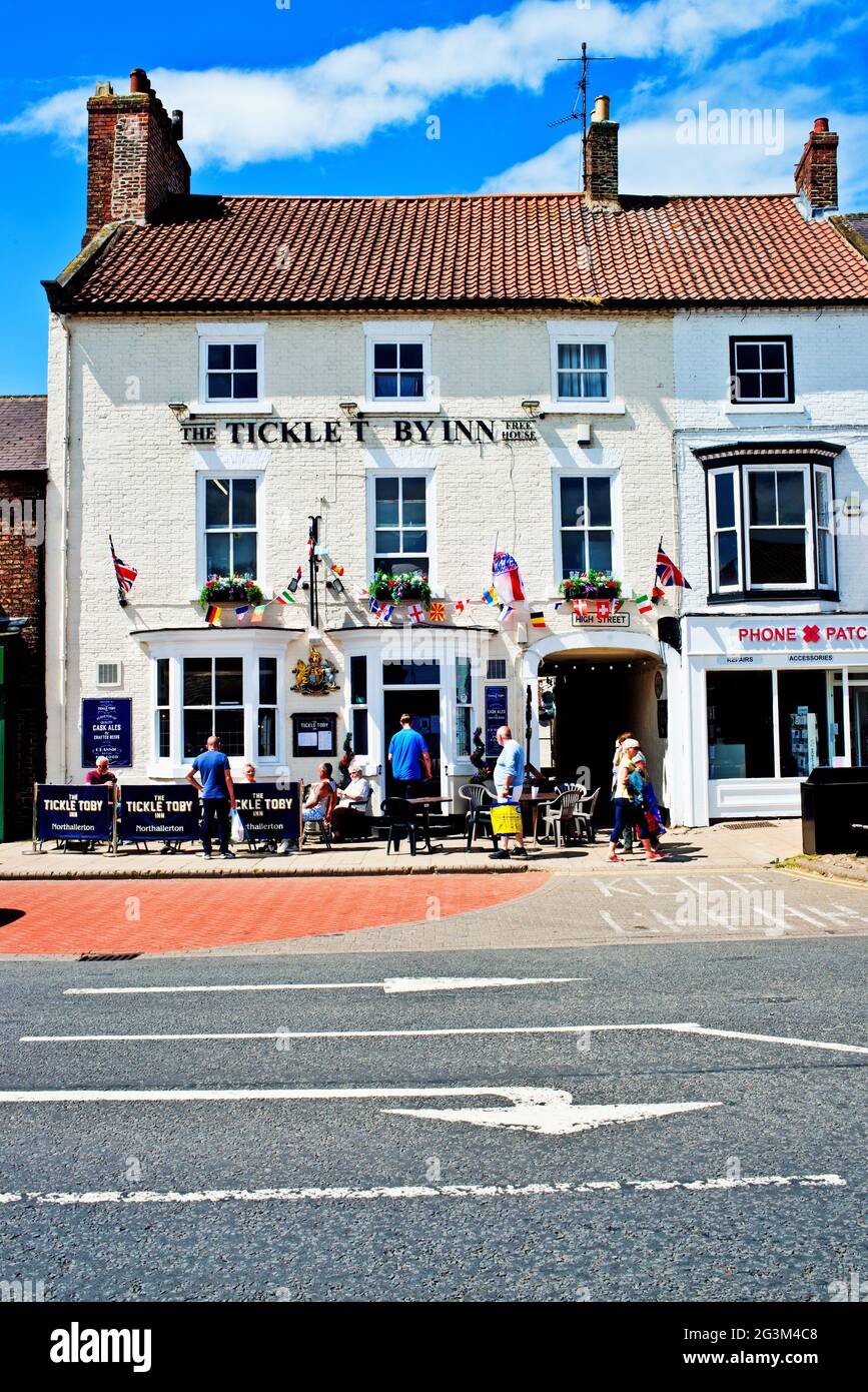 The Tickle Toby Inn, Northallerton, England Stock Photo
