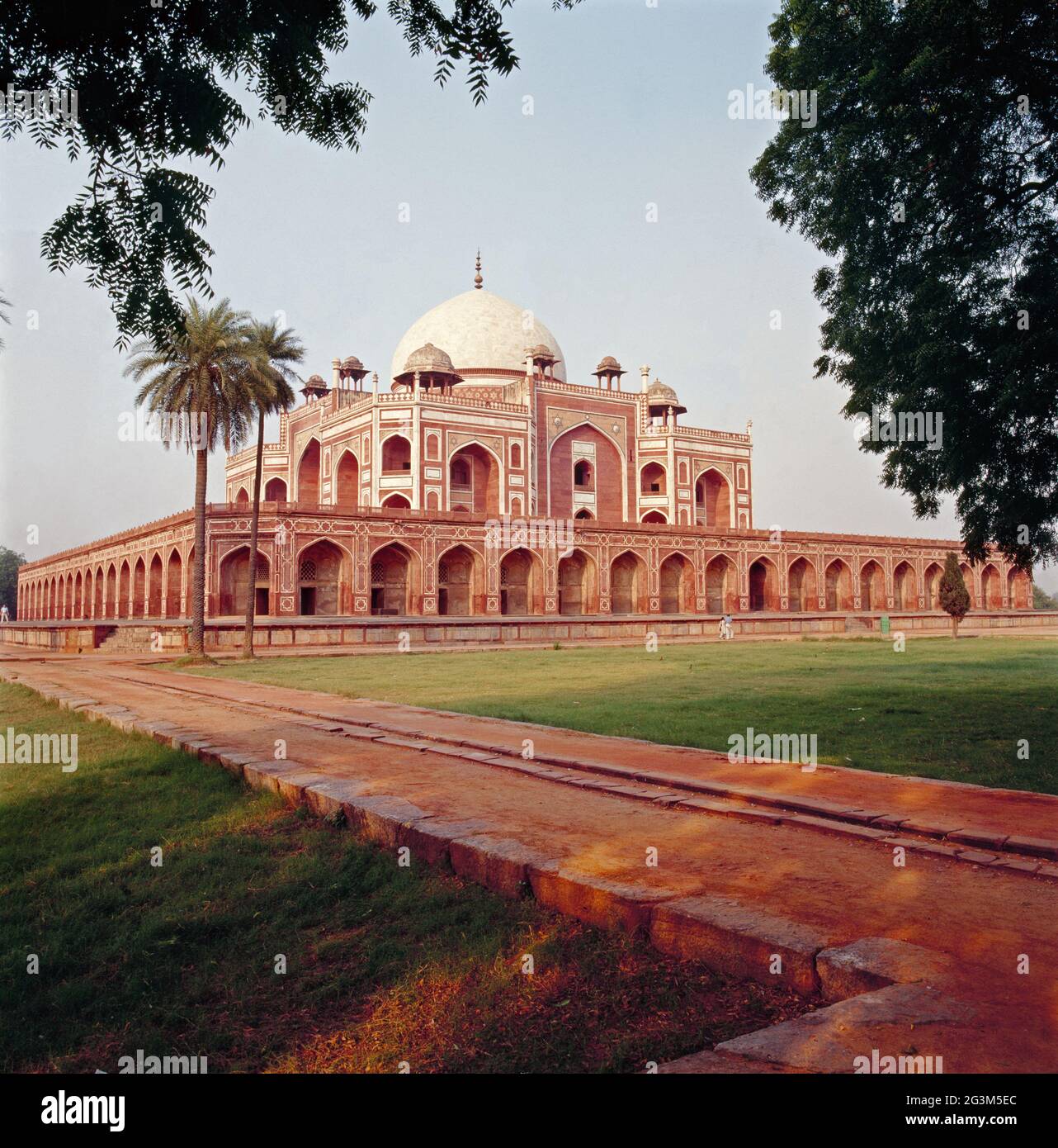 Humayun's Tomb, New Delhi, India. Second ruler of the Mughal Dynasty. Built year 1565 Stock Photo