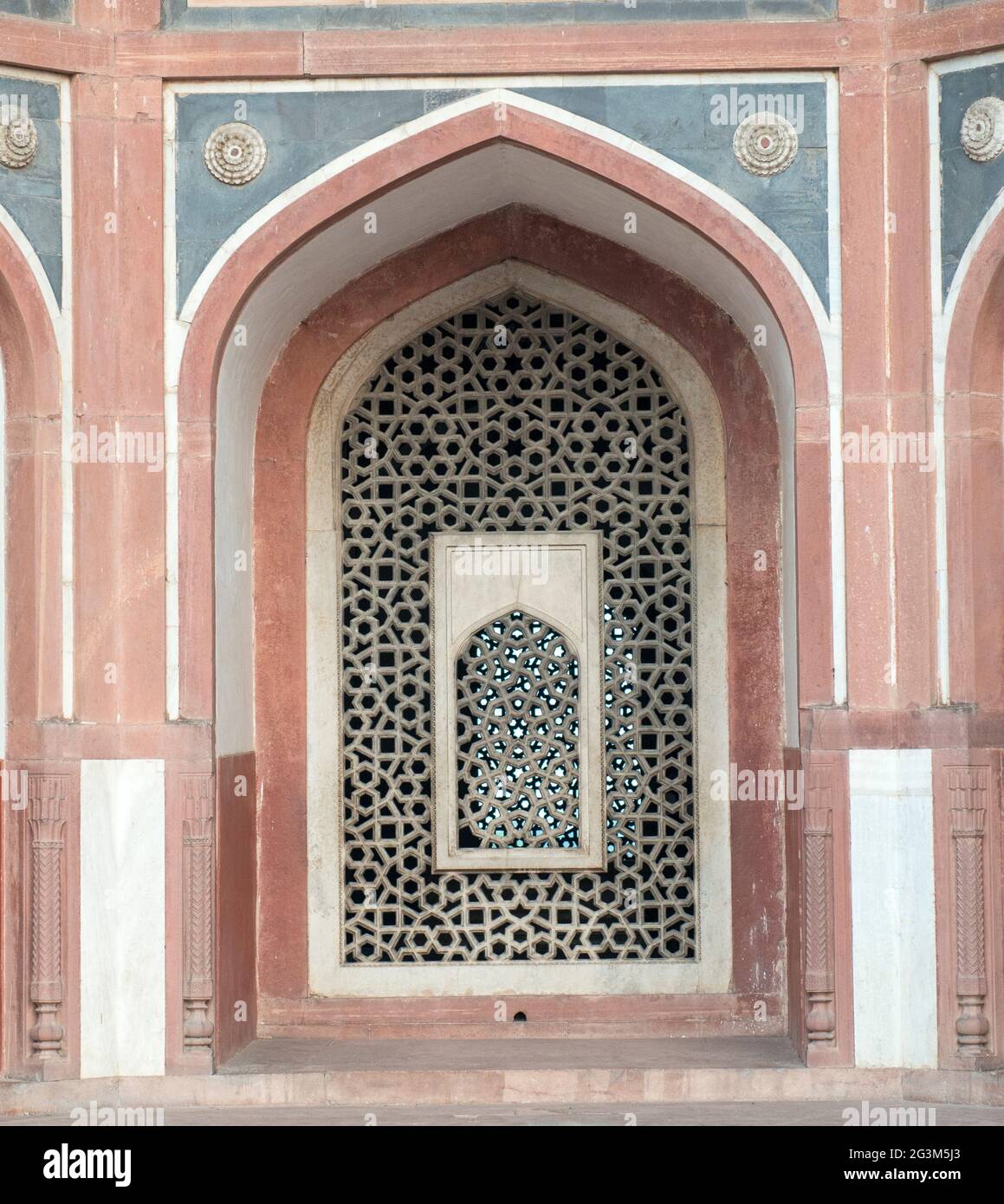 Humayun's Tomb, New Delhi, India. Second ruler of the Mughal Dynasty. Built year 1565 Stock Photo