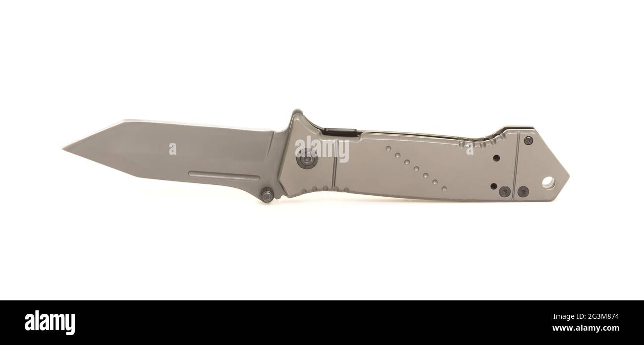 Modern pocket knife Stock Photo Alamy