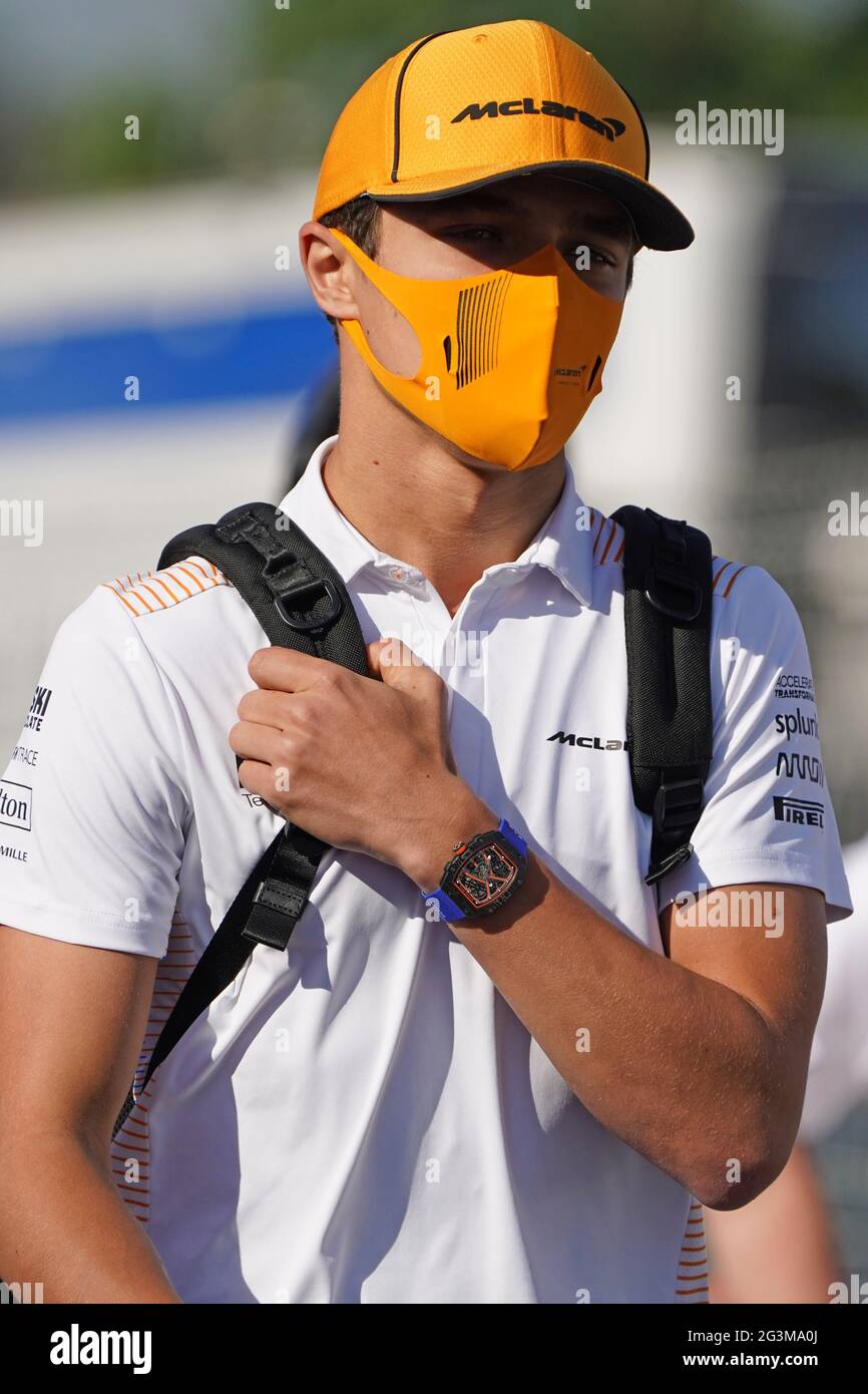 Formula 1 Aramco Grand Prix De Espana 2021. Lando Norris of McLaren