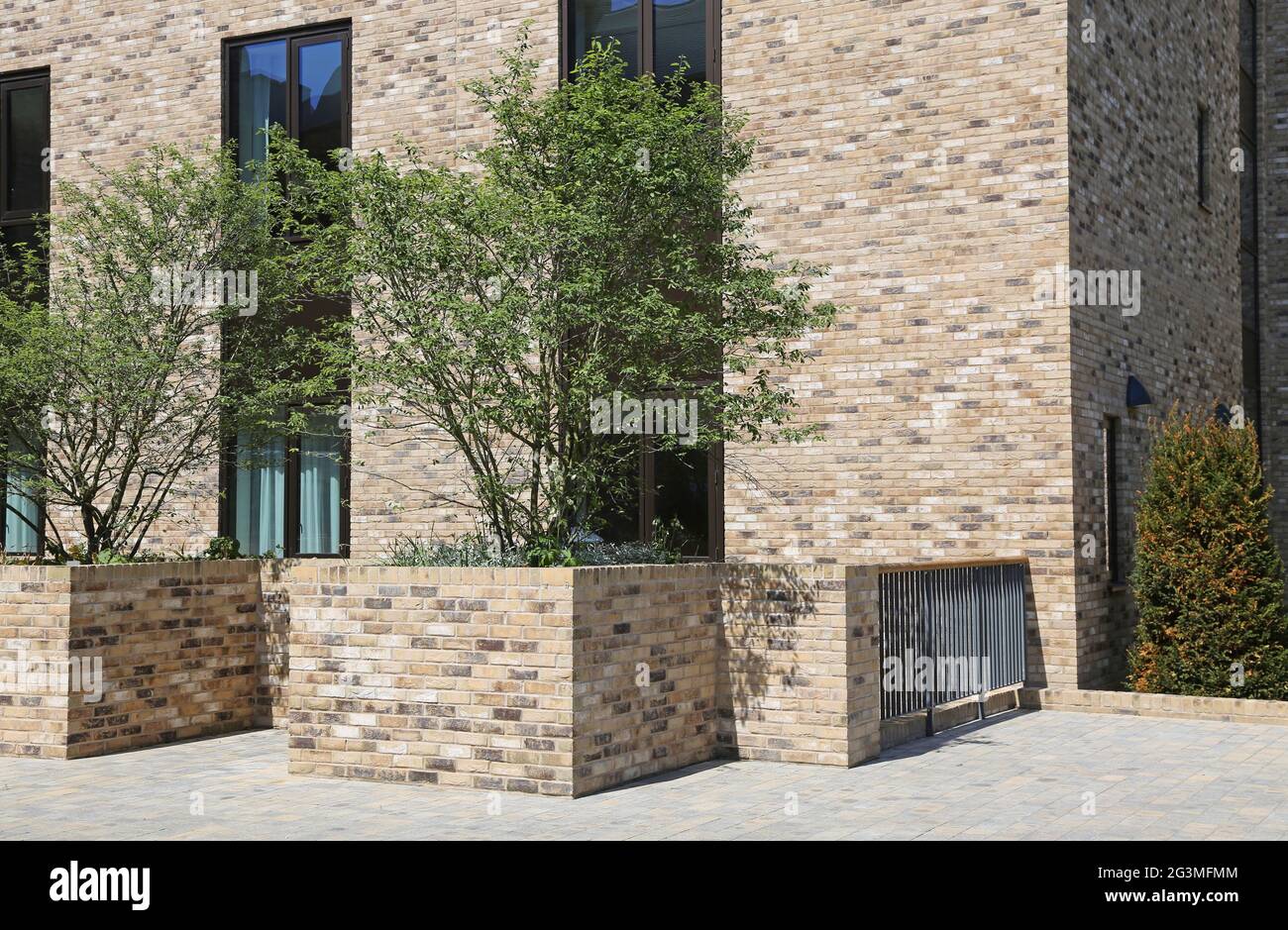 Brickwork detail at Hammerson House, a new, luxury care home on The