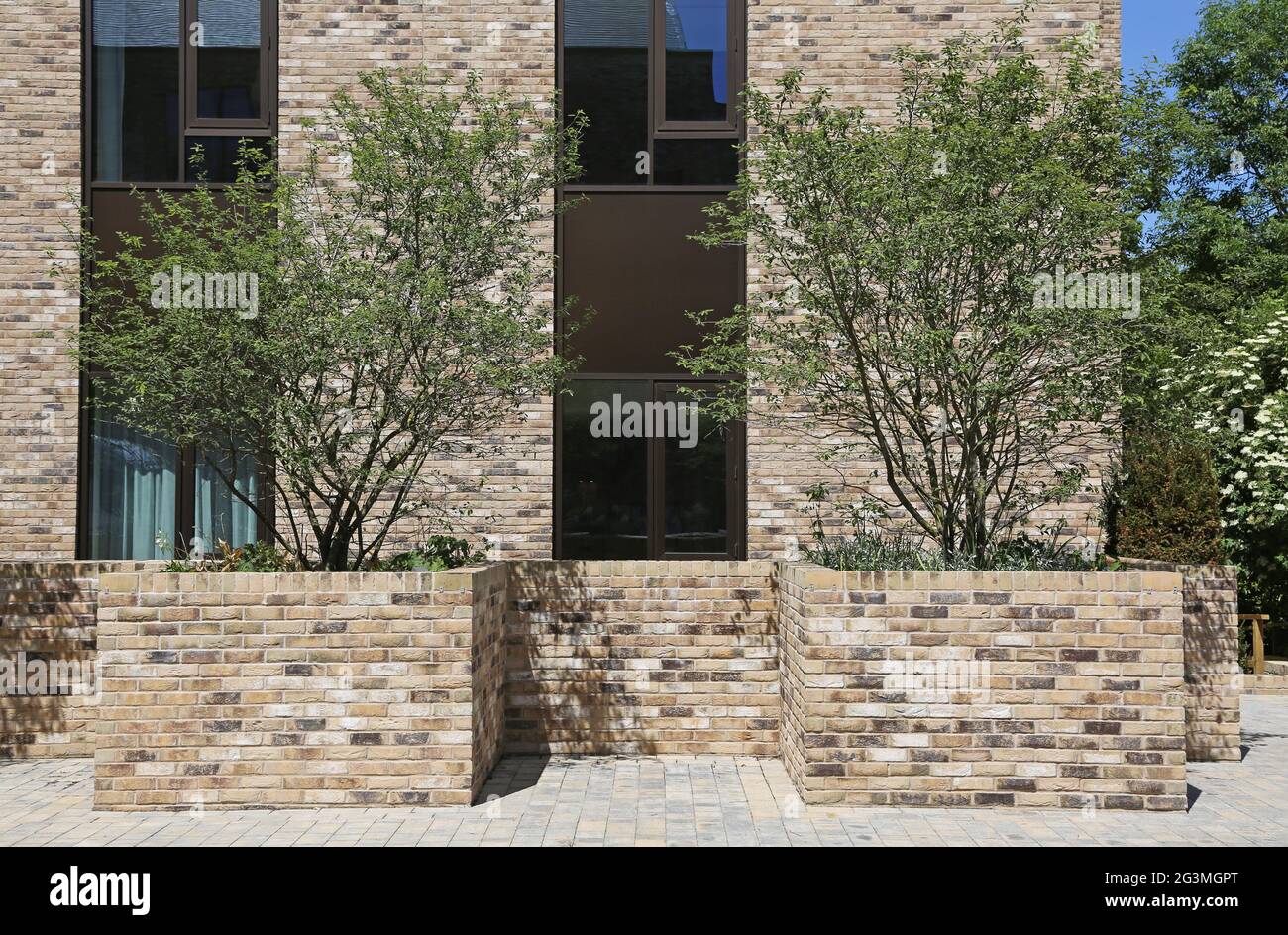 Brickwork detail at Hammerson House, a new, luxury care home on The