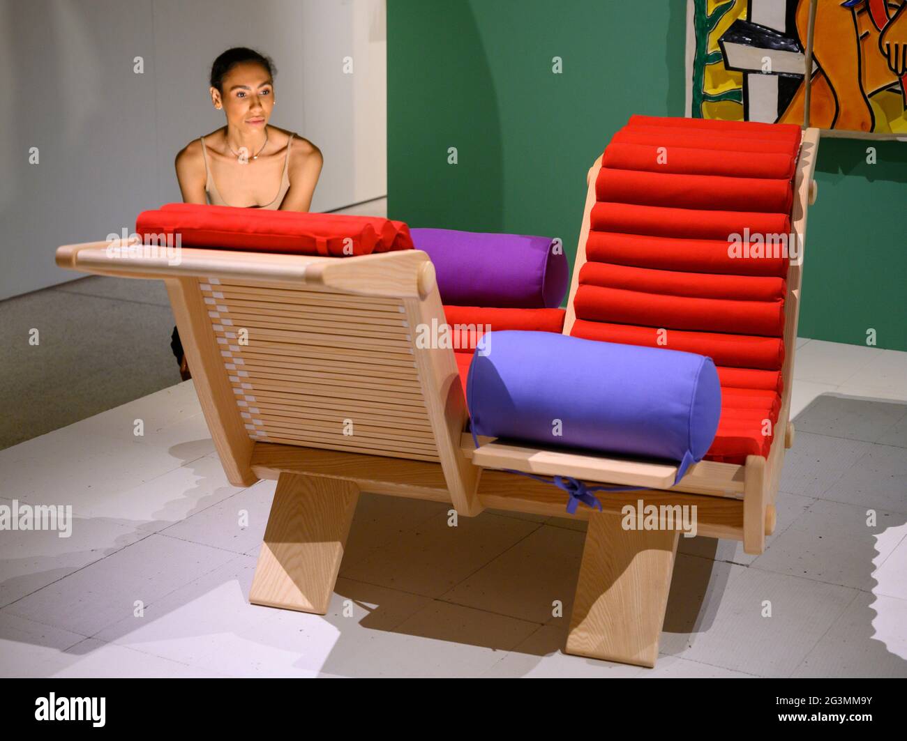 Modern double 2024 chaise lounge