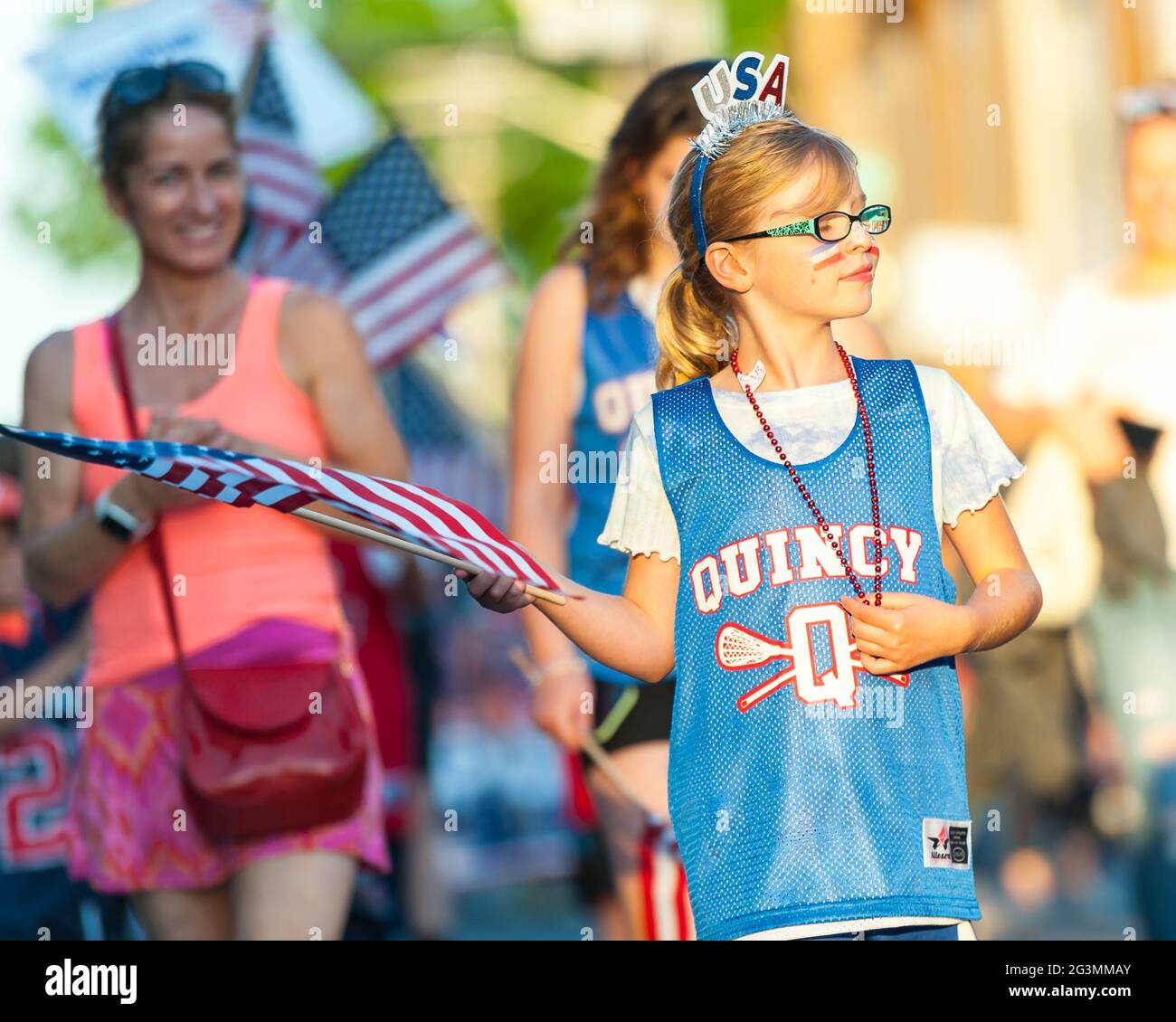 Quincy, Massachusetts, 2021 Quincy Flag Day Parade, 70th Anniversary ...