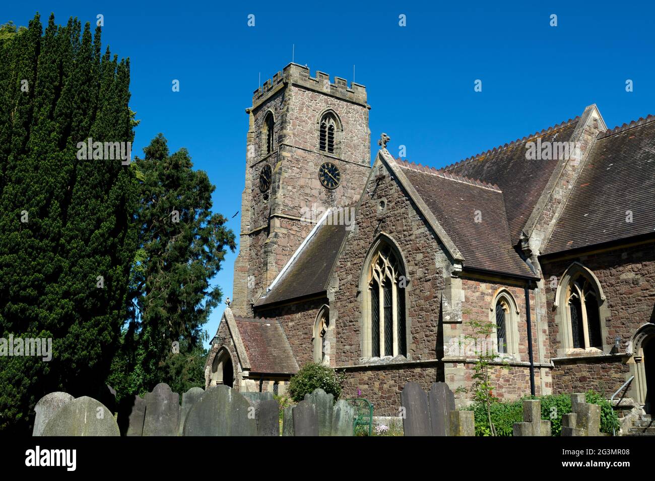 St. Michael and All Angels Church, Croft, Leicestershire, England, UK Stock Photo