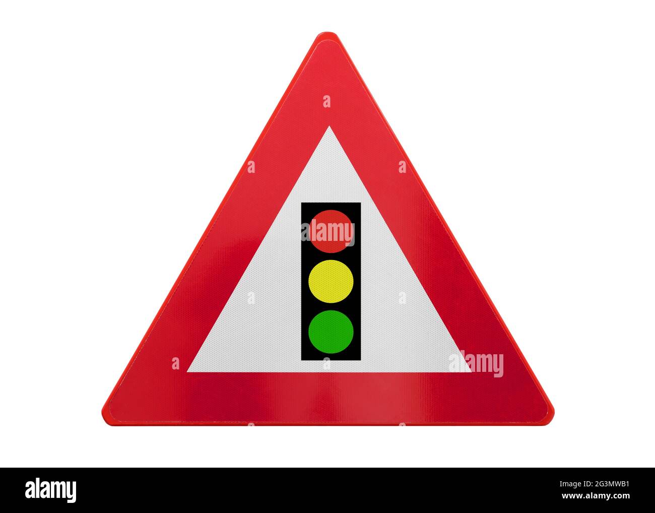 Traffic sign isolated Light traffic regulation Stock Photo Alamy