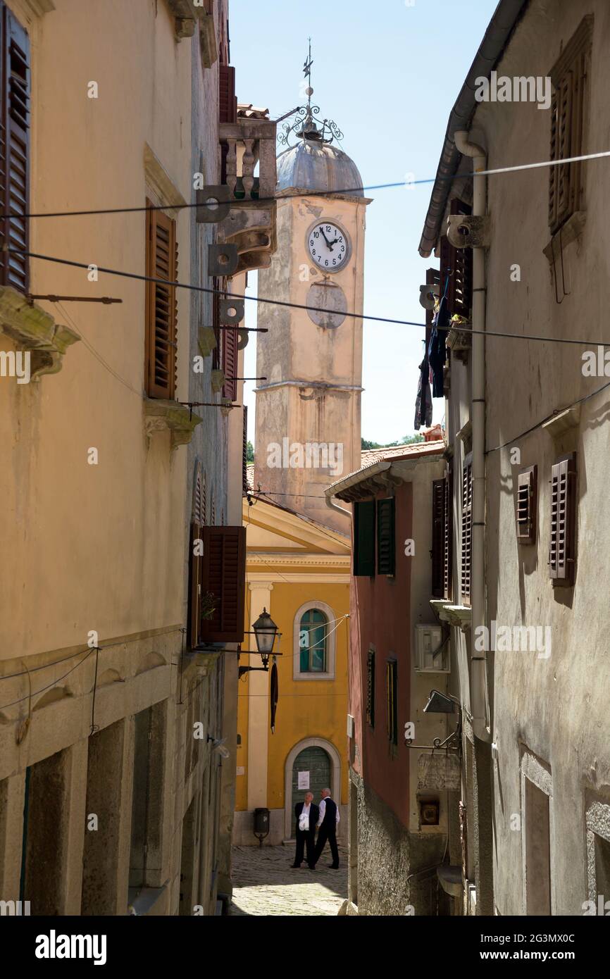 '21.05.2016, Labin, Istria, Croatia - the picturesque, ancient mountain town of Labin. 00A160521D141CAROEX.JPG [MODEL RELEASE: NO, PROPERTY RELEASE: N Stock Photo