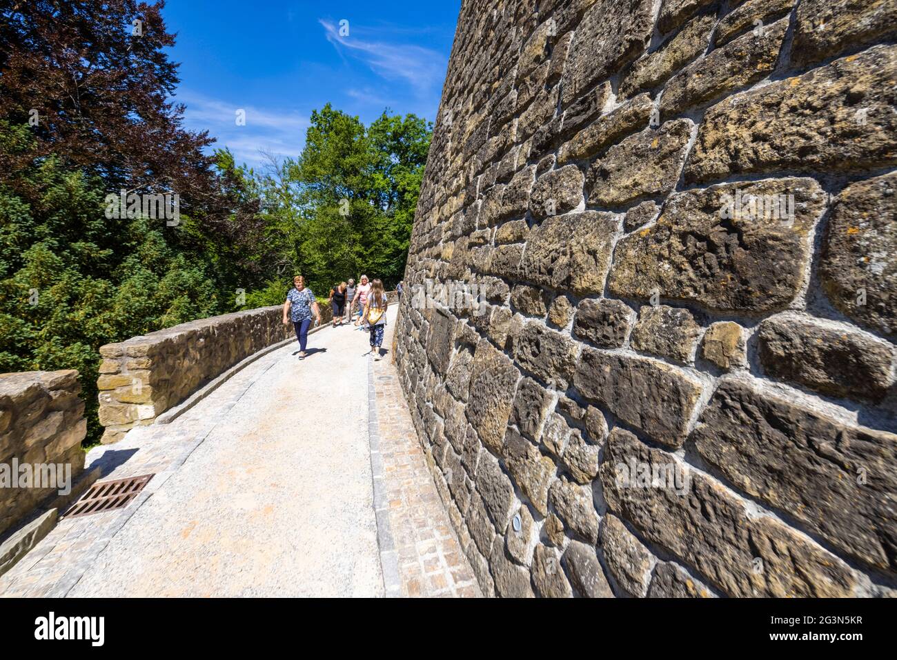 Trakoscan castle in rural Croatia Stock Photo