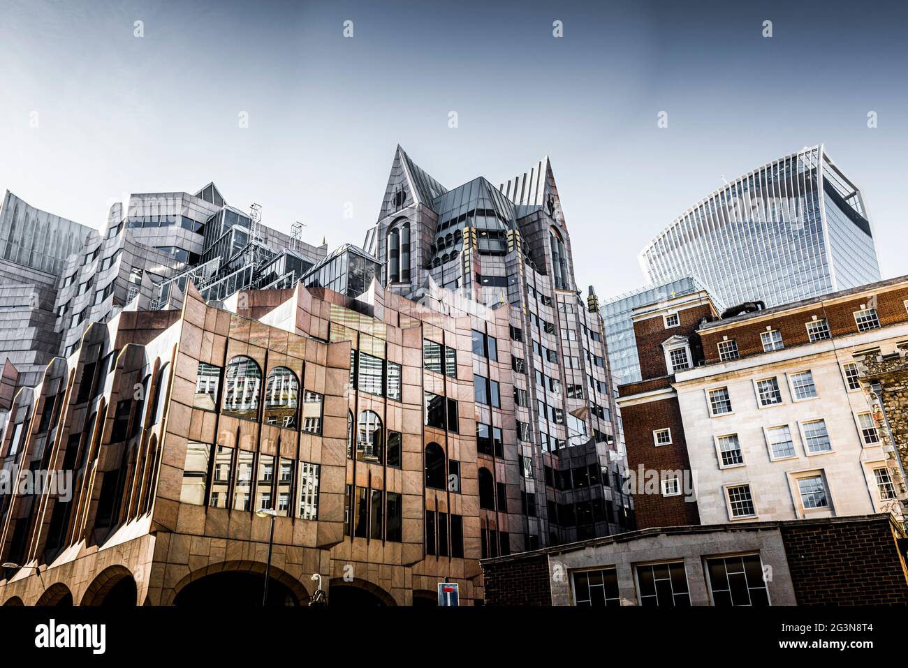 Office buildings in the heart of London Stock Photo