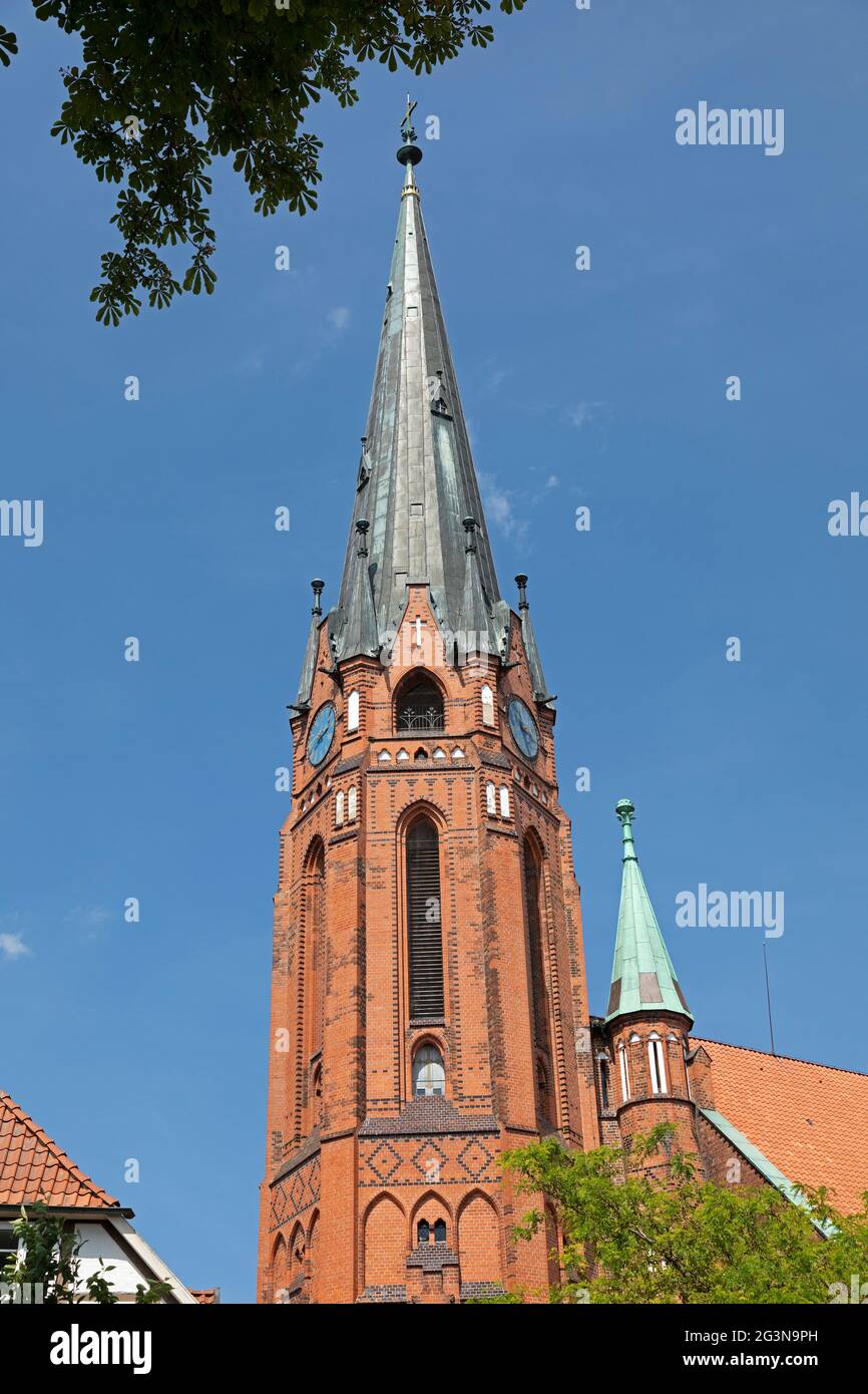 church of St. Mary, Winsen/Luhe, Lower Saxony, Germany Stock Photo