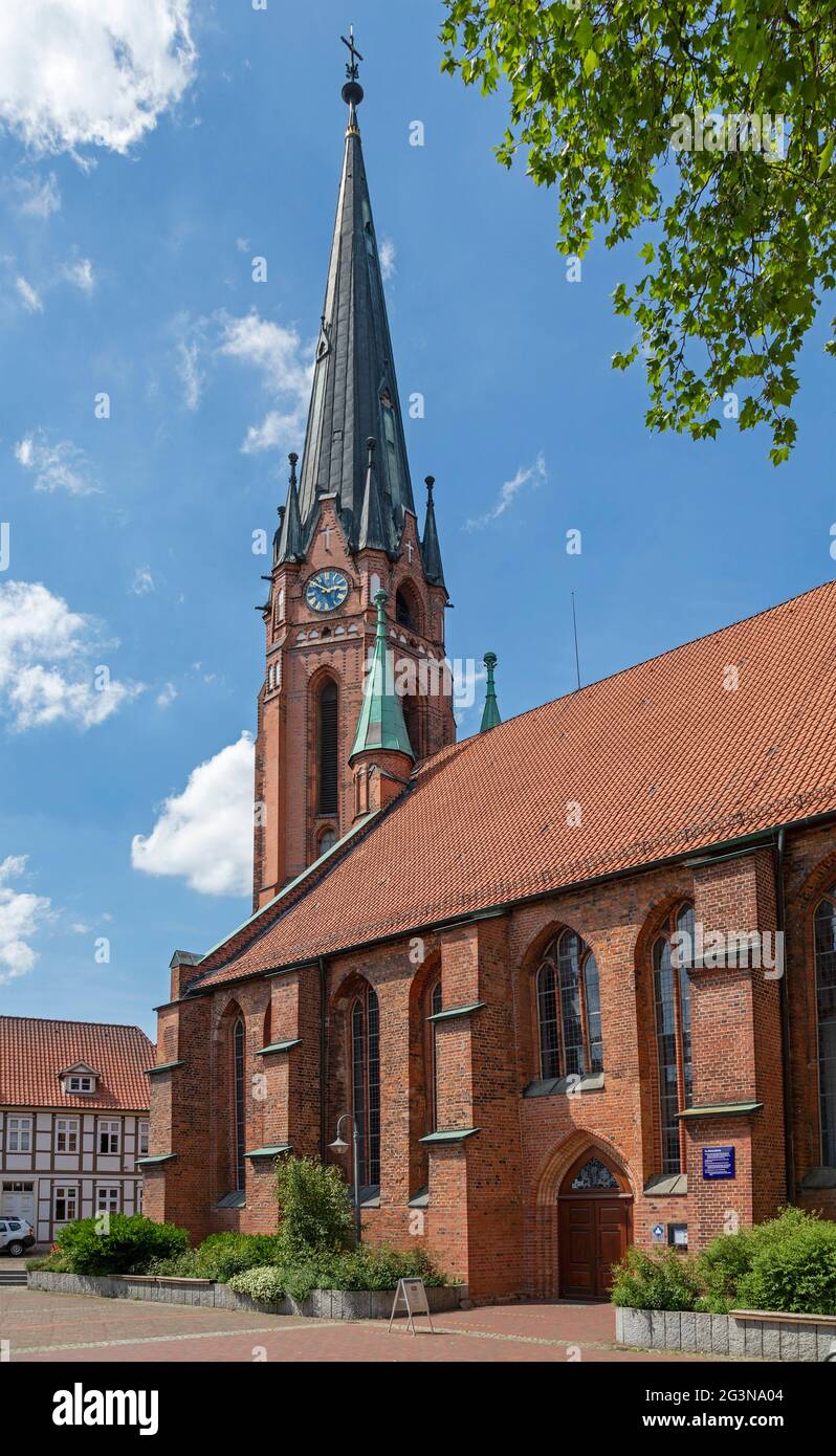 church of St. Mary, Winsen/Luhe, Lower Saxony, Germany Stock Photo