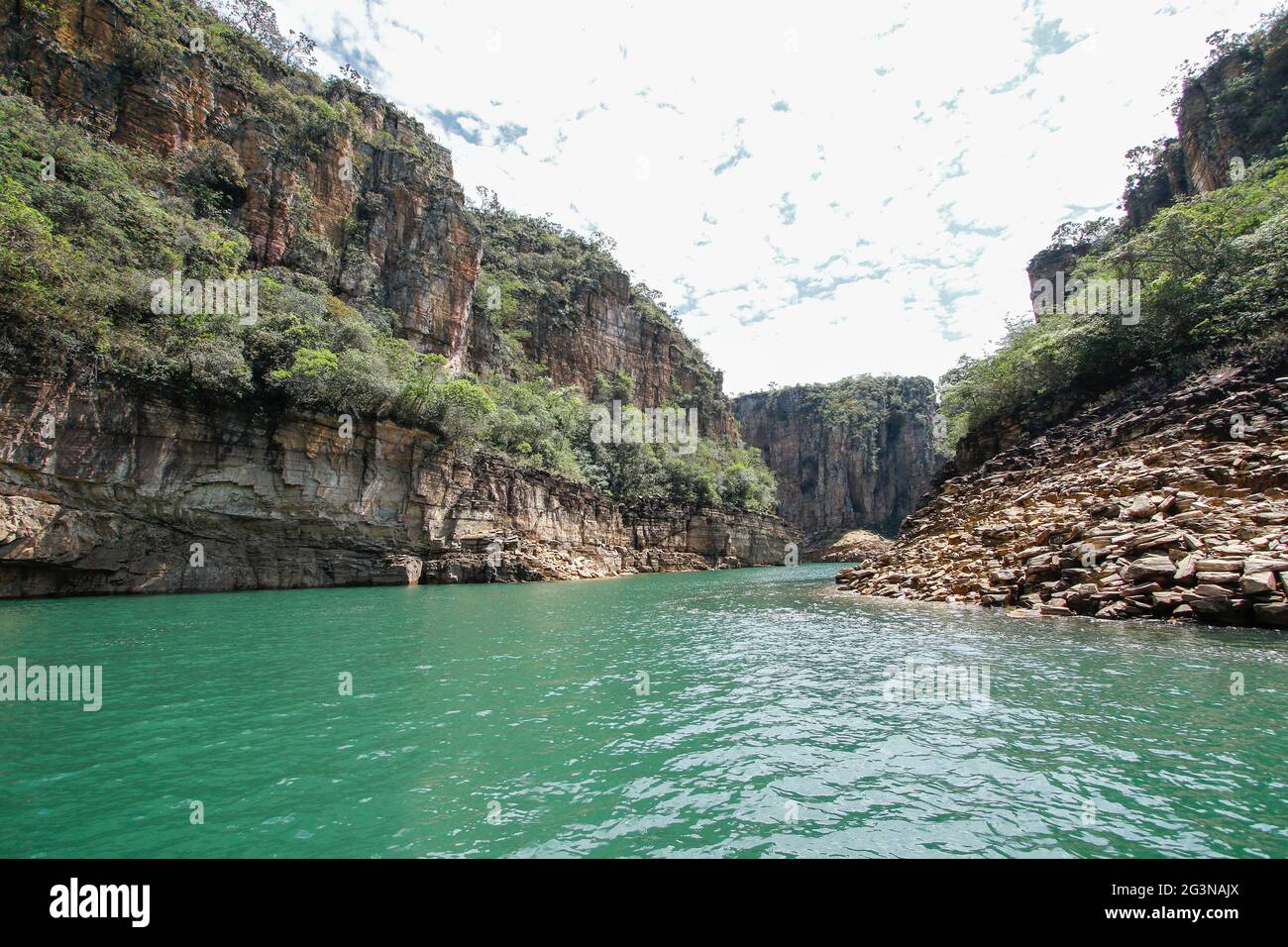 Capitolio Minas Gerais - View of Furnas Canyon in Brazil Stock Photo