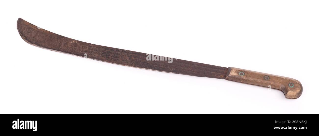 Big machete isolated Stock Photo Alamy