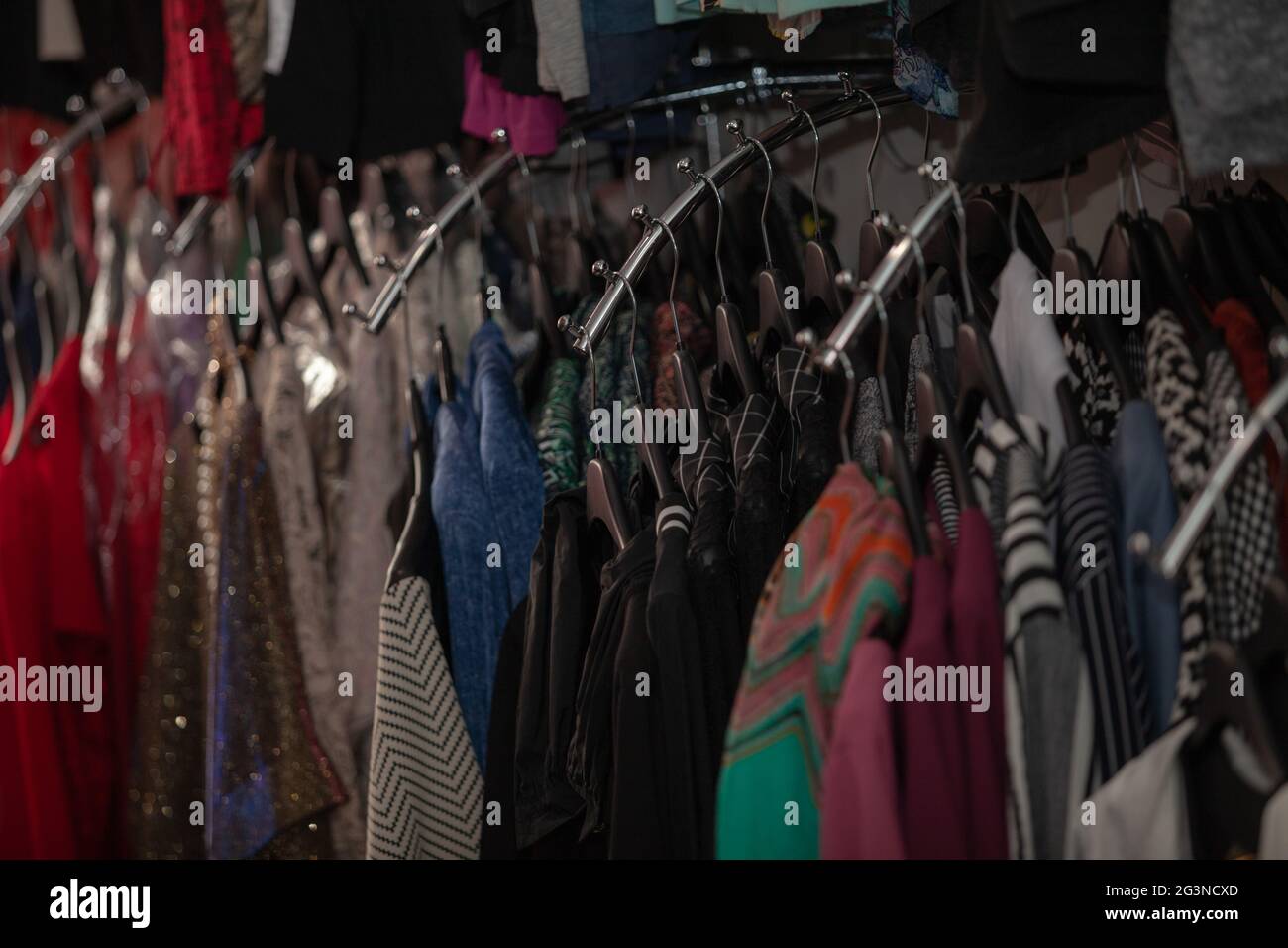 Clothes on hangers hires stock photography and images Alamy