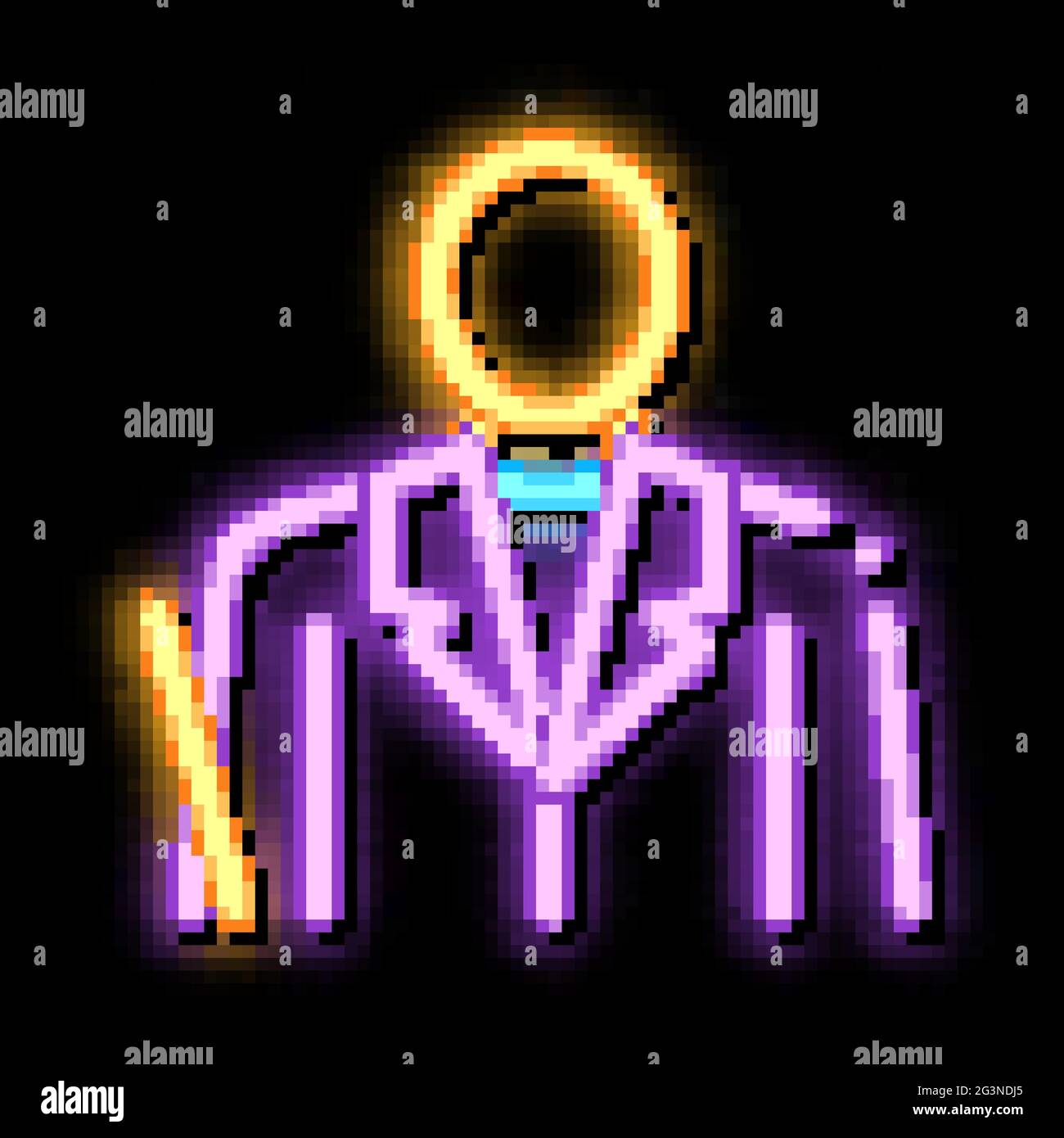 teacher profession neon glow icon illustration Stock Vector Image & Art ...