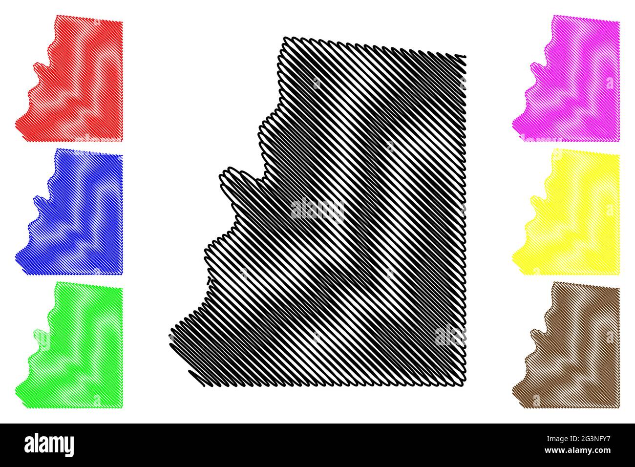 Marshall virginia map Cut Out Stock Images & Pictures Alamy