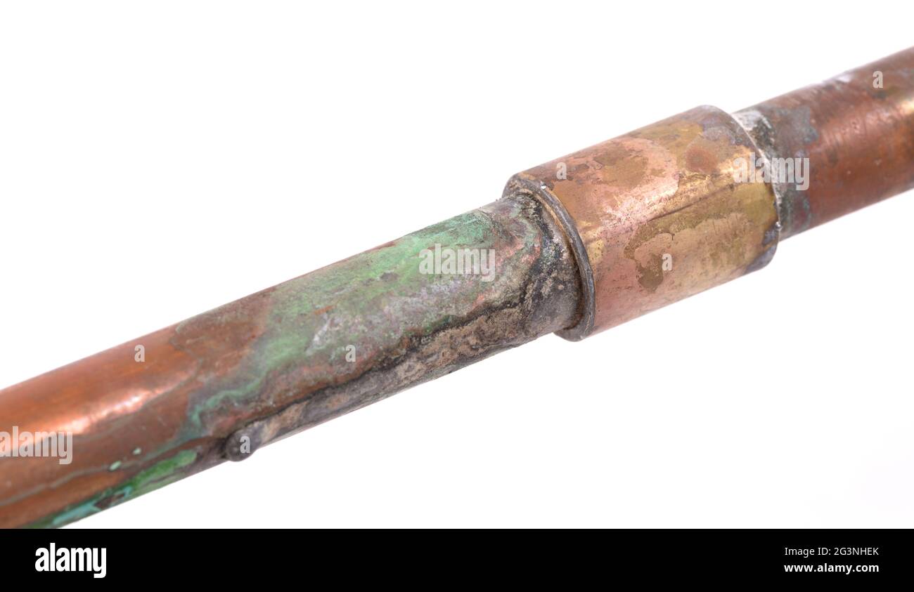 Old brass pipe Stock Photo Alamy