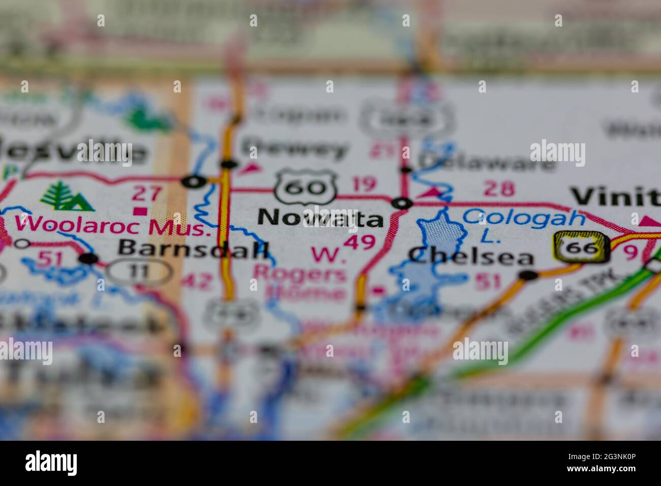 Map of nowata oklahoma hires stock photography and images Alamy