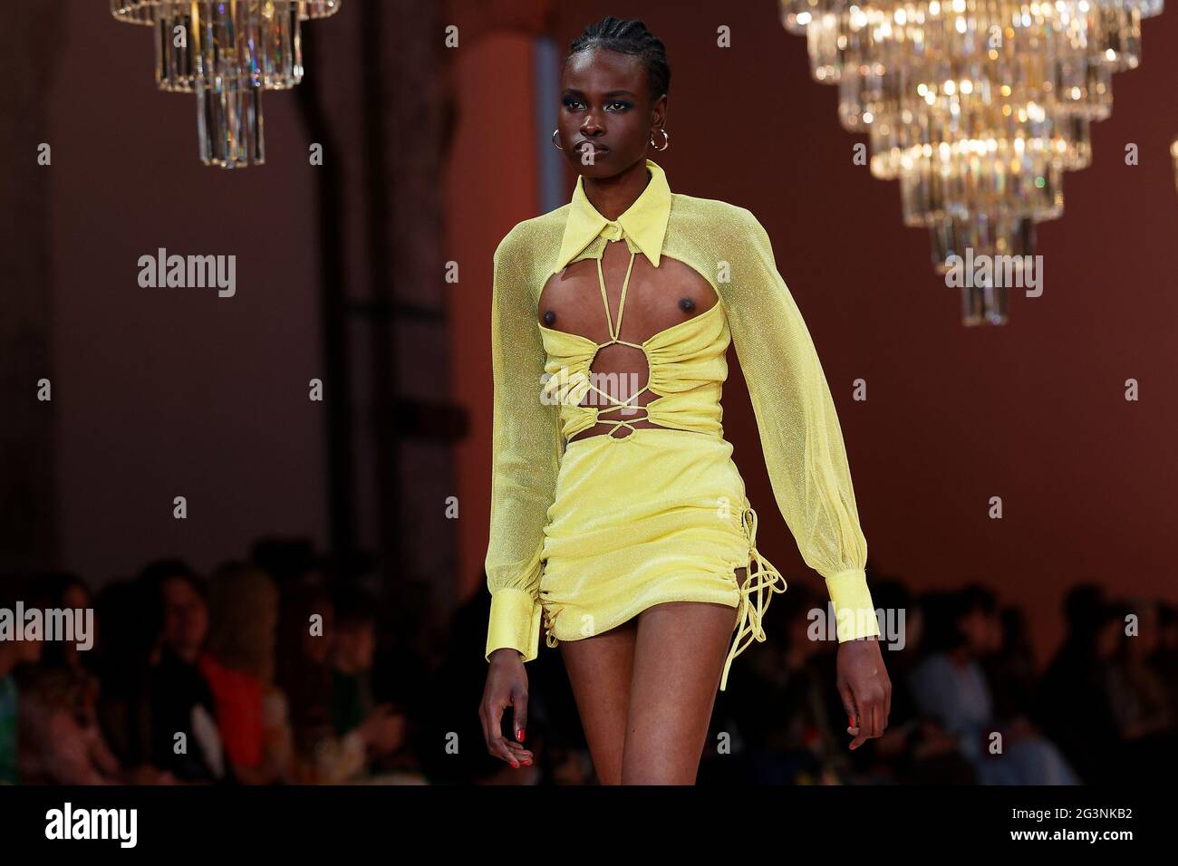 A model walks the runway during the Alice McCall show during the Afterpay  Australian Fashion Week Resort 2022 Collections at Carriageworks on May 31  Stock Photo - Alamy