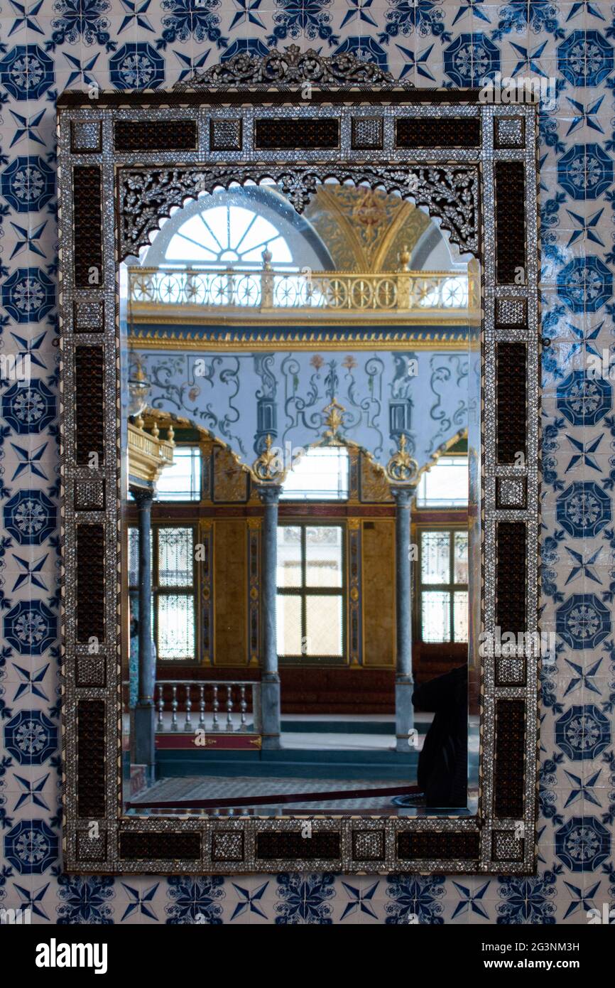 Old window architecture from ottoman hi-res stock