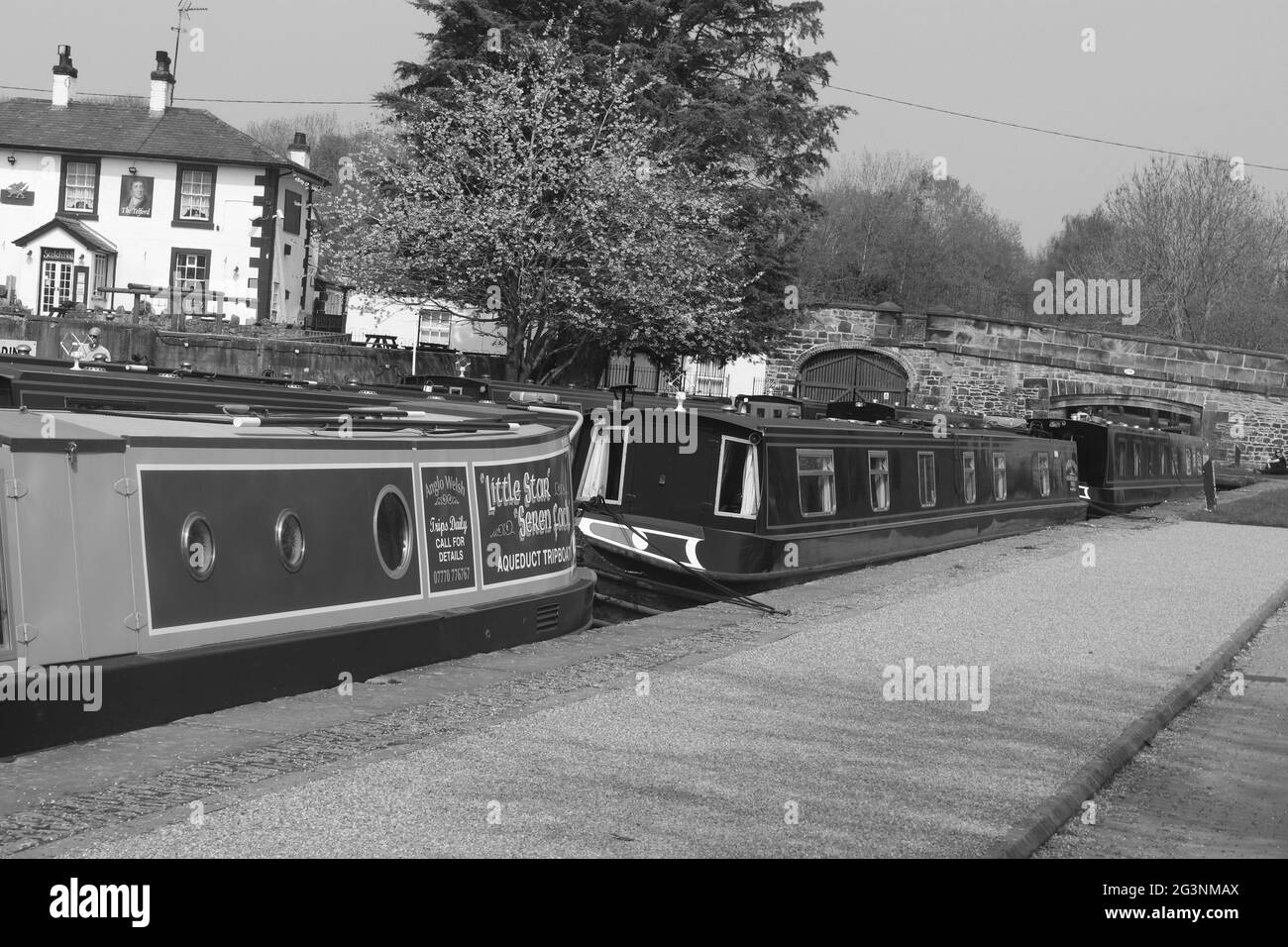 Pontyglasier Rivers Pontcysyllte Aqueduct and canal a world heritage site is a navigable ...