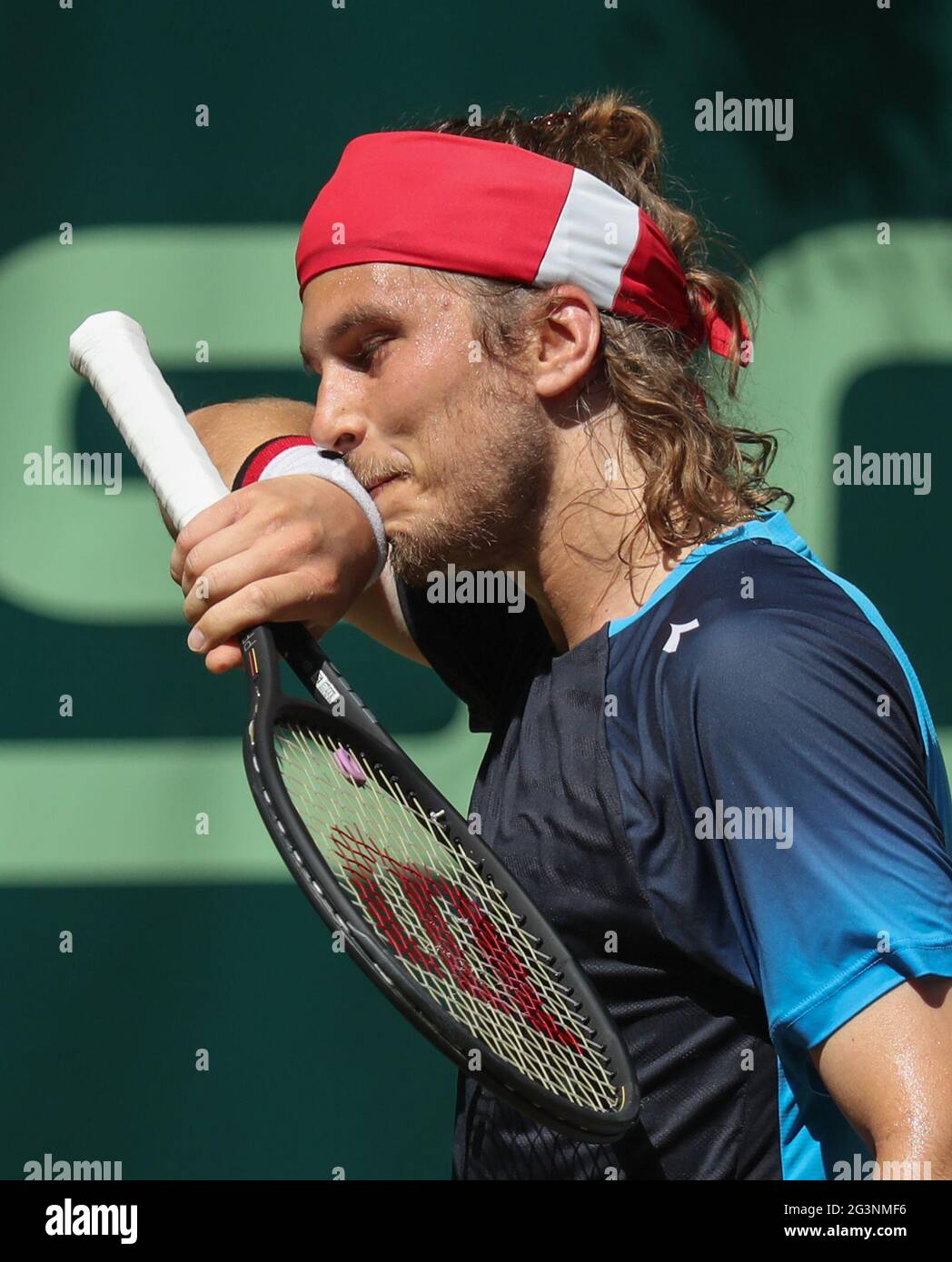 Halle, Germany. 17th June, 2021. Tennis, ATP Tour, Singles, Men, Round of  16, Harris (South Africa) - Lacko (Slovakia): Lukas Lacko. Credit: Friso  Gentsch/dpa/Alamy Live News Stock Photo - Alamy