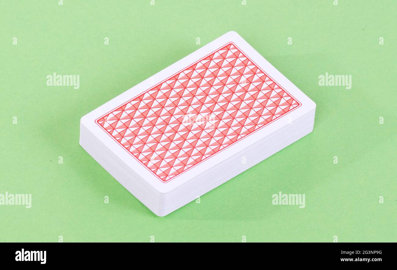 Deck of cards isolated Stock Photo Alamy