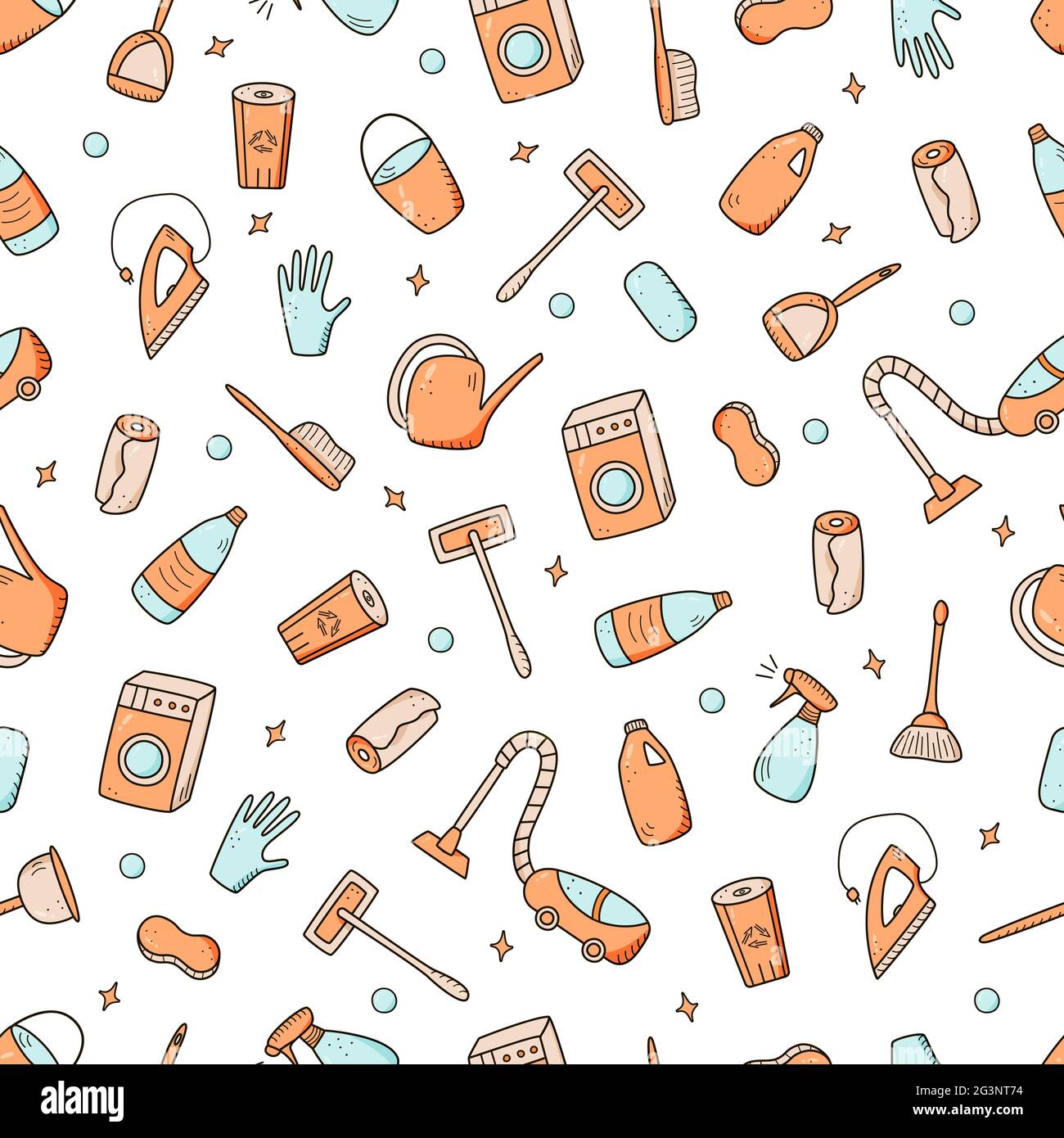 Seamless washing machine pattern hi-res stock photography and