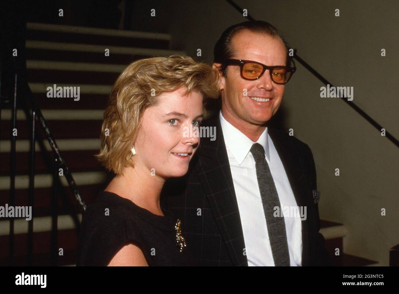Jack Nicholson and daughter Jennifer Nicholson Circa 1980's. Credit: Ralph Dominguez/MediaPunch Stock Photo