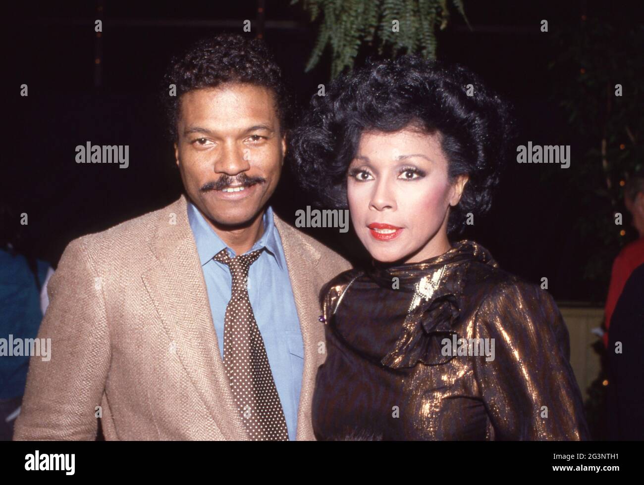 Billy Dee Williams and Diahann Carroll 1984 Credit: Ralph Dominguez ...