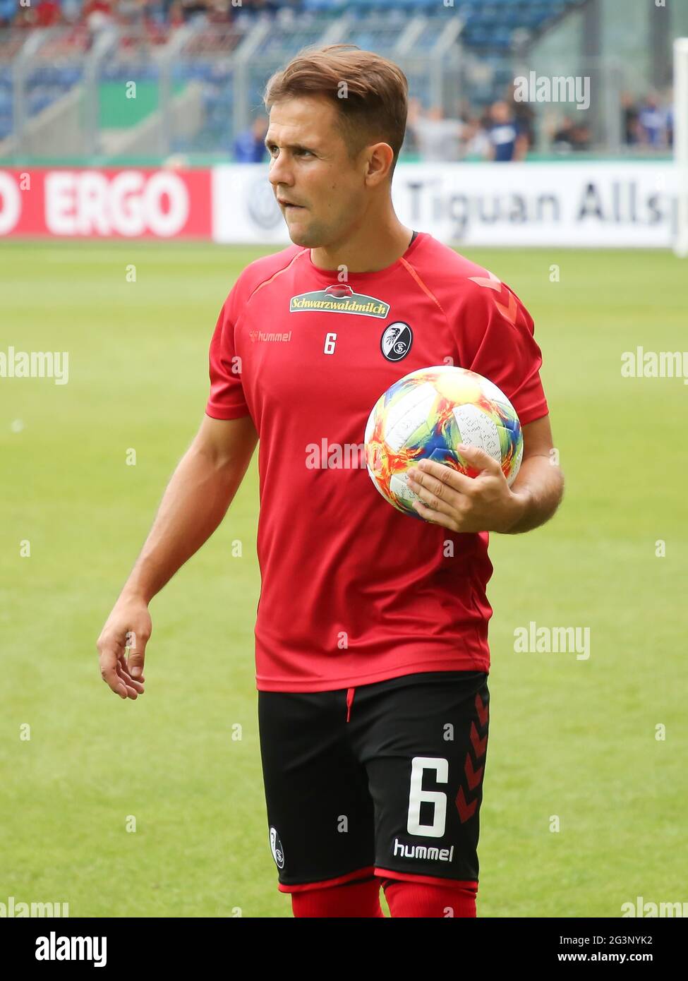 Kosovar-Albanian-Swiss football player Amir Abrashi (SC Freiburg season 2019-20) Stock Photo