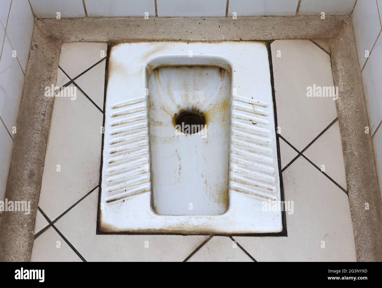 Dirty toilet in Madagascar Stock Photo Alamy