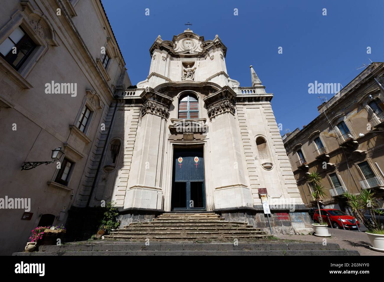Chiesa di San Camillo de' Lellis - Catania Italy Stock Photo