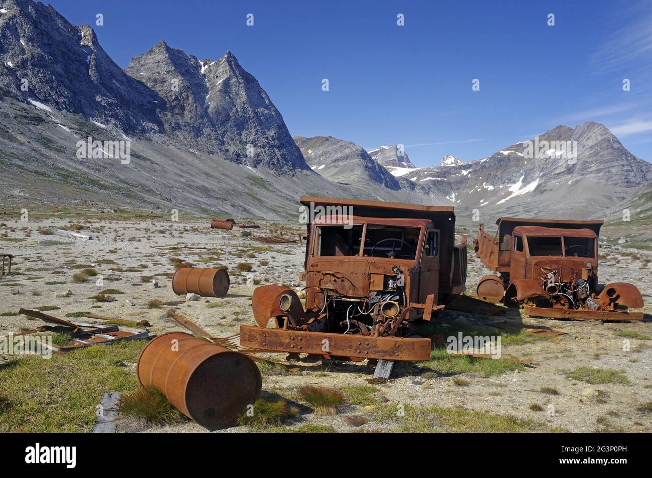 The old armee base Ikateq 2 Stock Photo