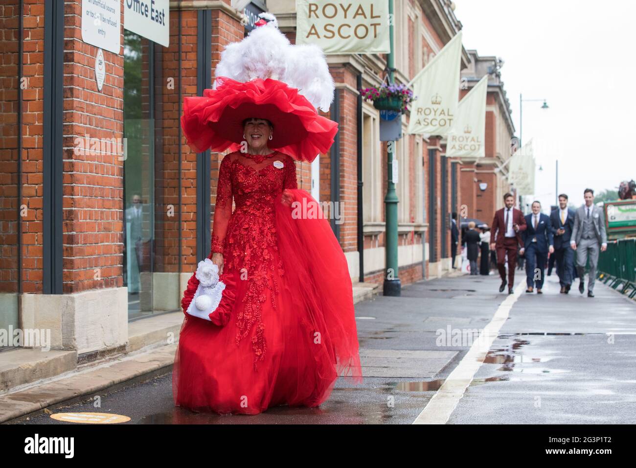 Ladies Day at Royal Ascot wearing 
